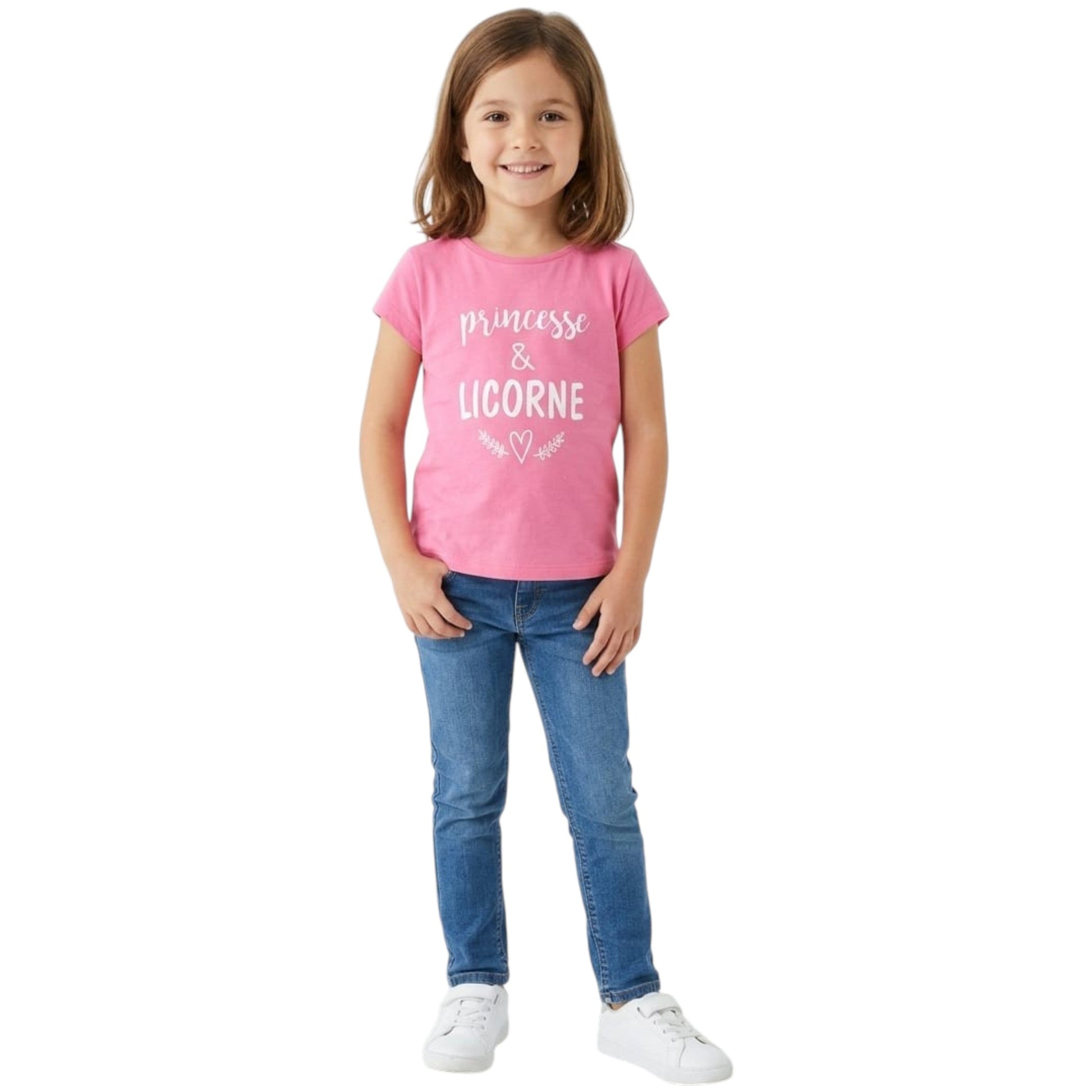 Kids Girl's Printed Top,Pink