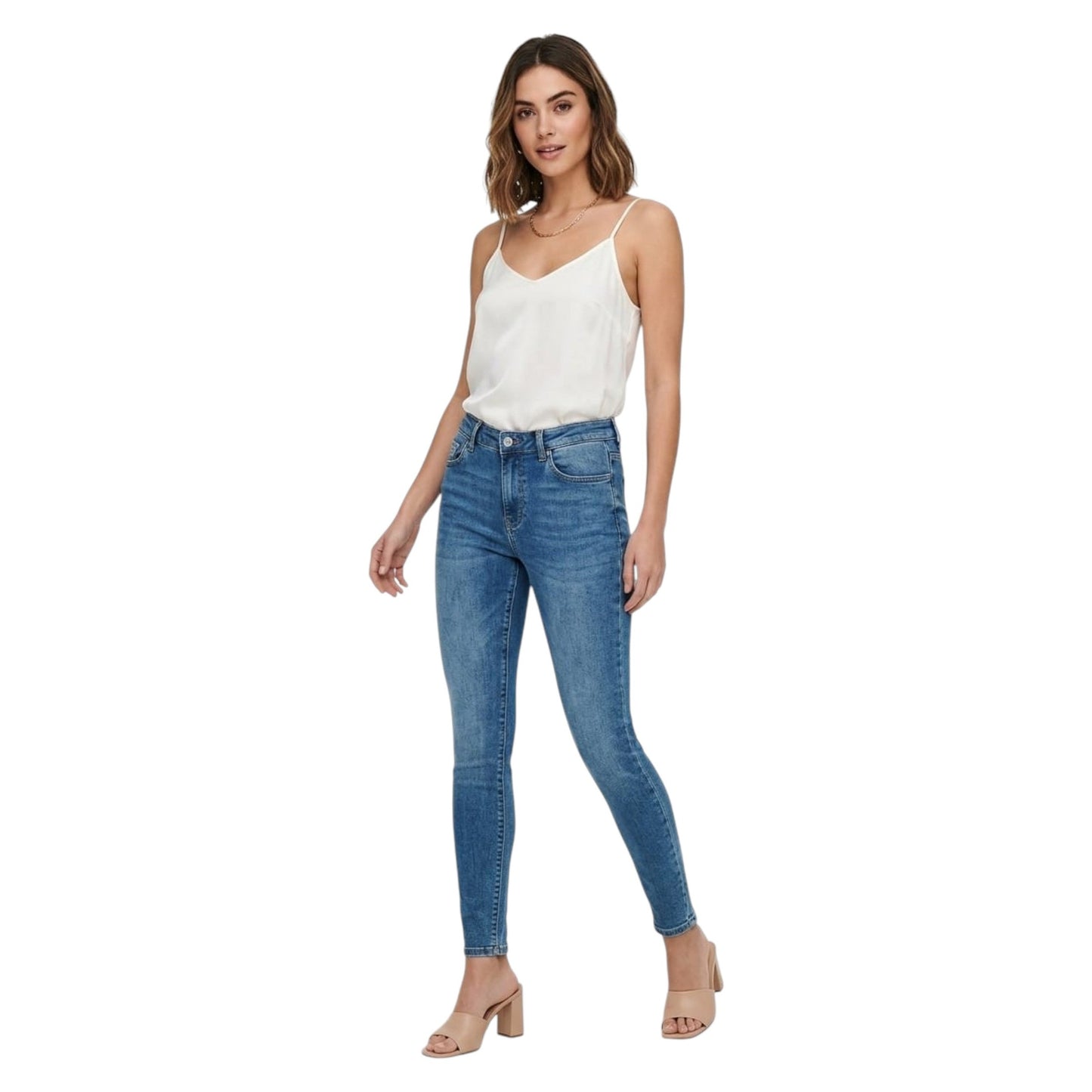 Women's Washed Jeans,Blue