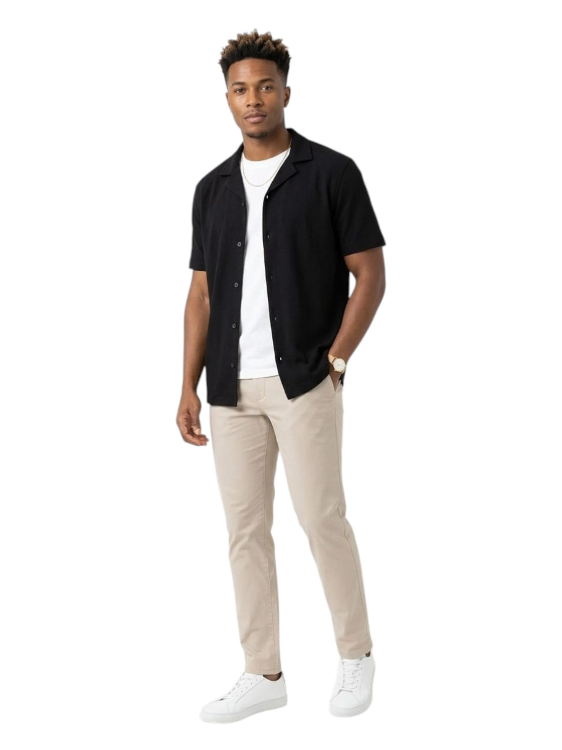 Men's Knitted Cardigan,Black