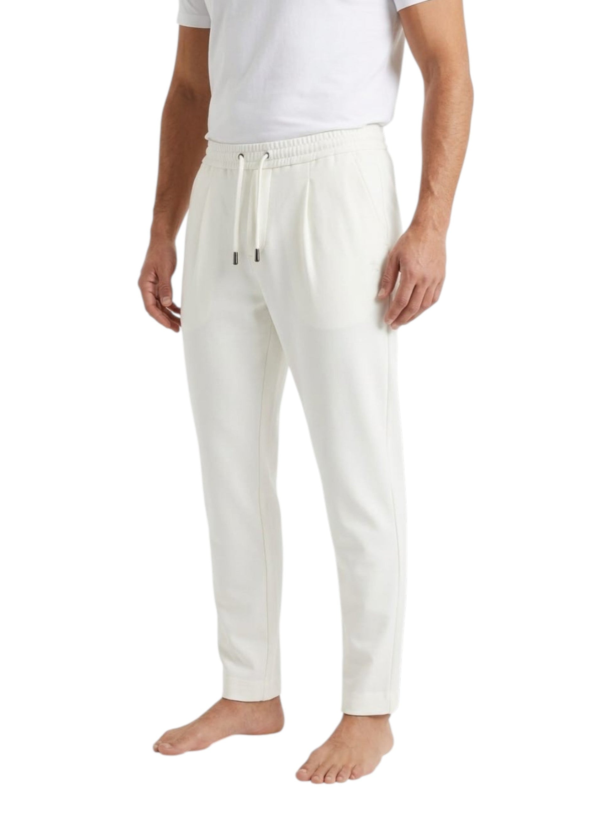 Men's Plain Casual Pant,White