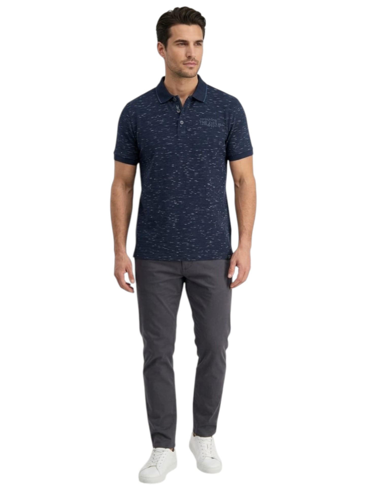 Men's Printed Top,Navy