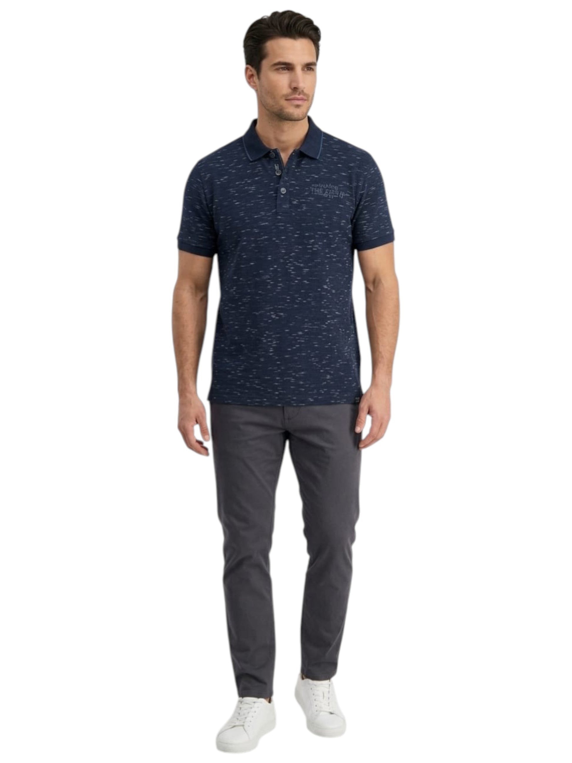 Men's Printed Top,Navy