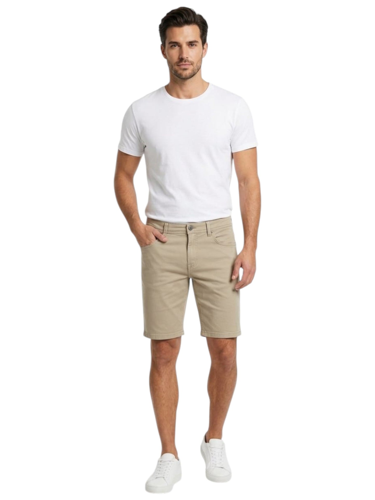 Men's Plain Short,Beige