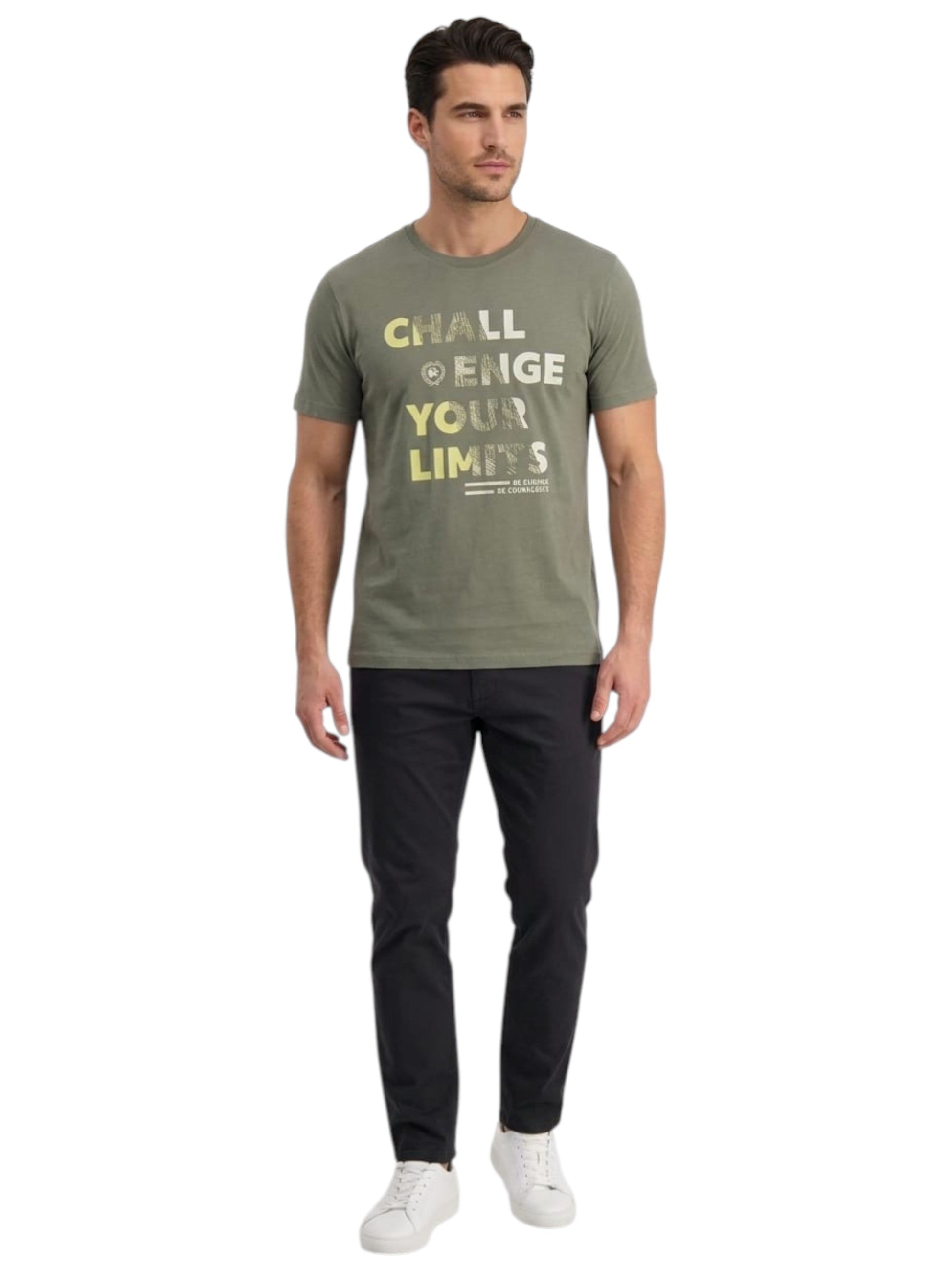 Men's Printed Top,Grey