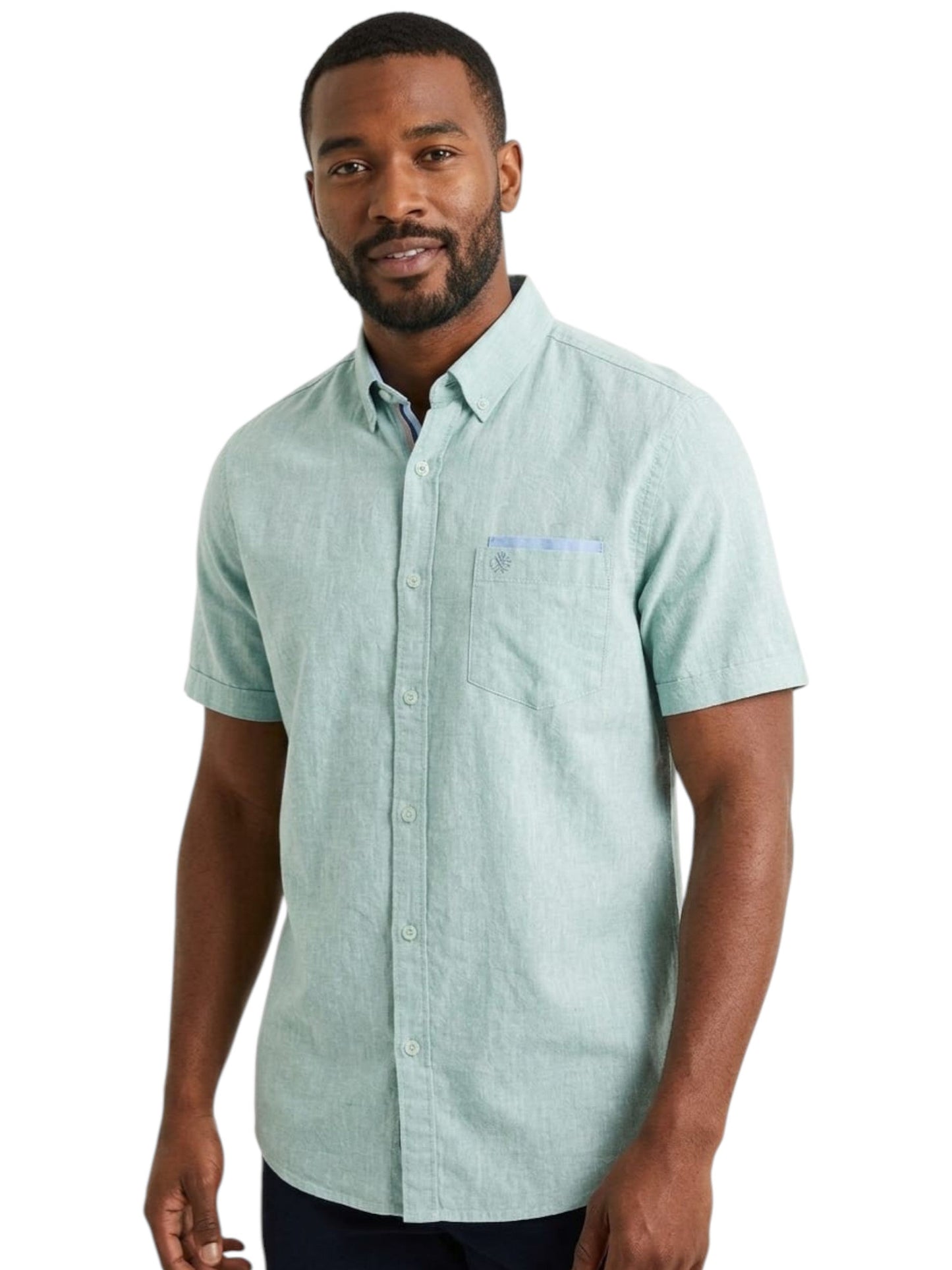 Men's Plain Dress Shirt,Mint