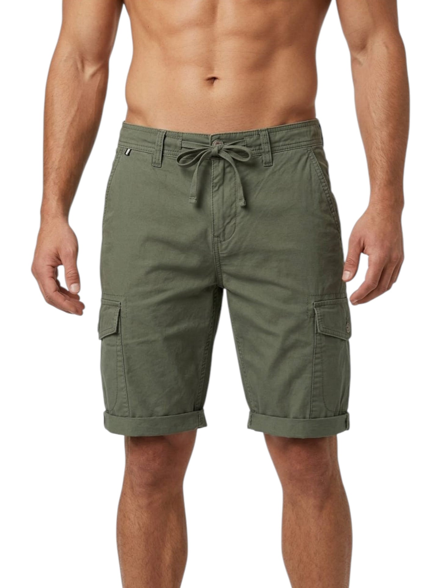 Men's Plain Short,Olive