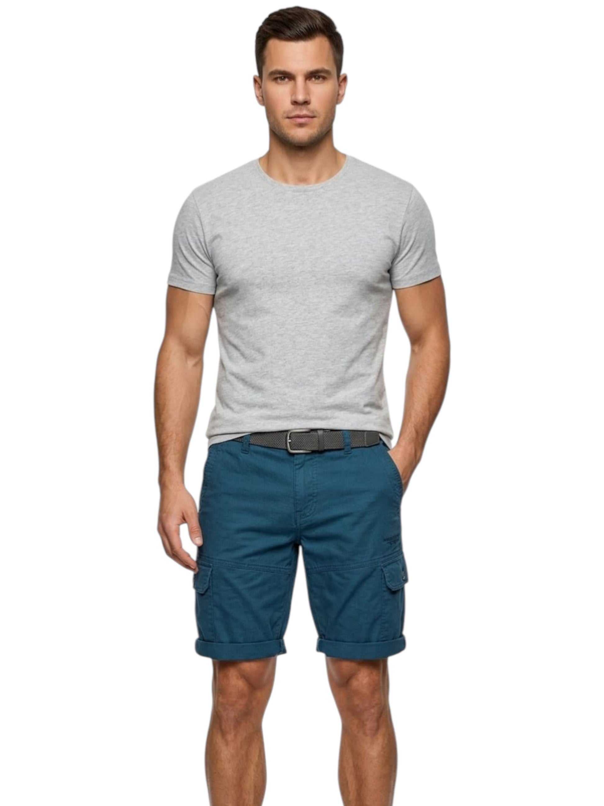 Men's Plain Short,Blue