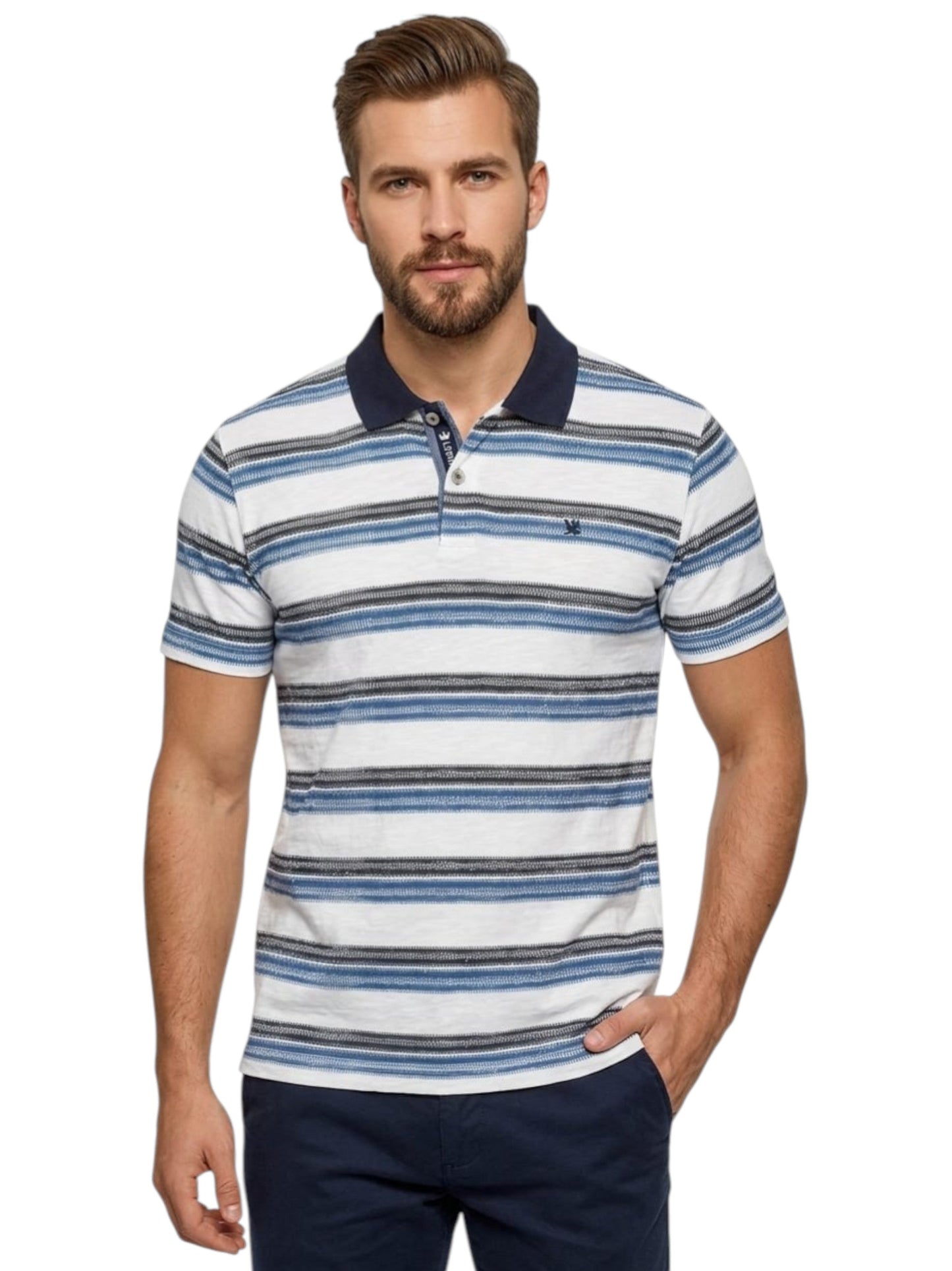 Men's Striped Top,White