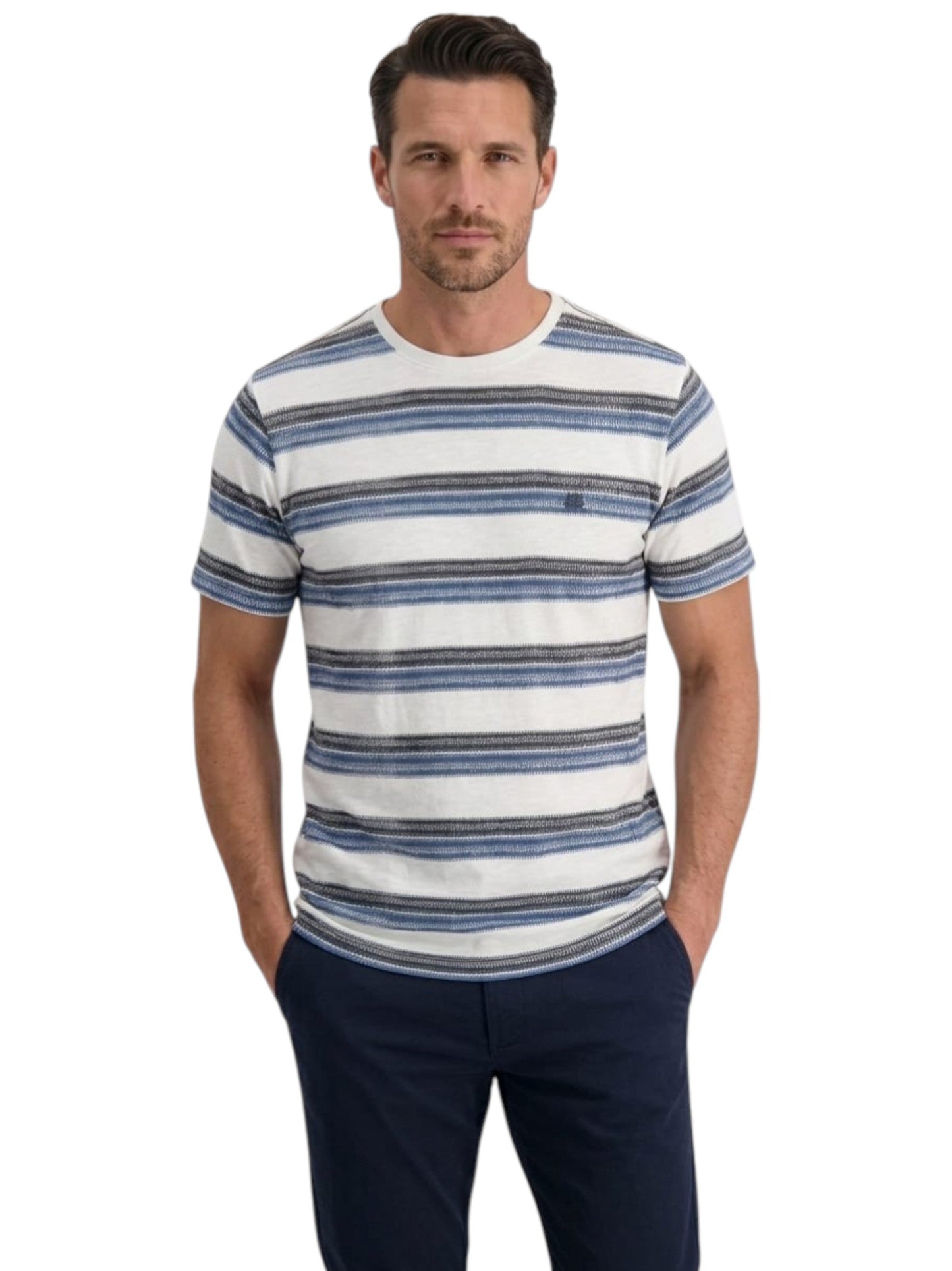Men's Striped Top,White