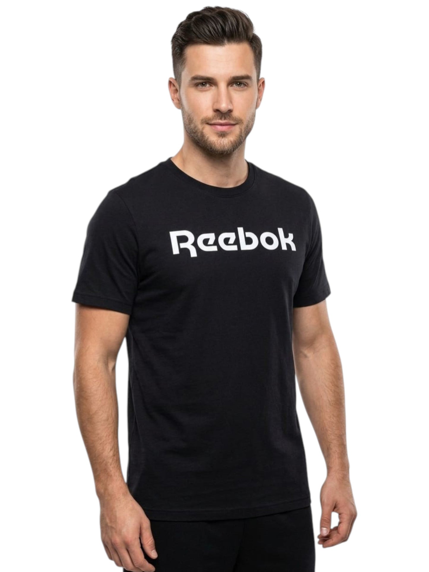Men's Logo Printed Top,Black