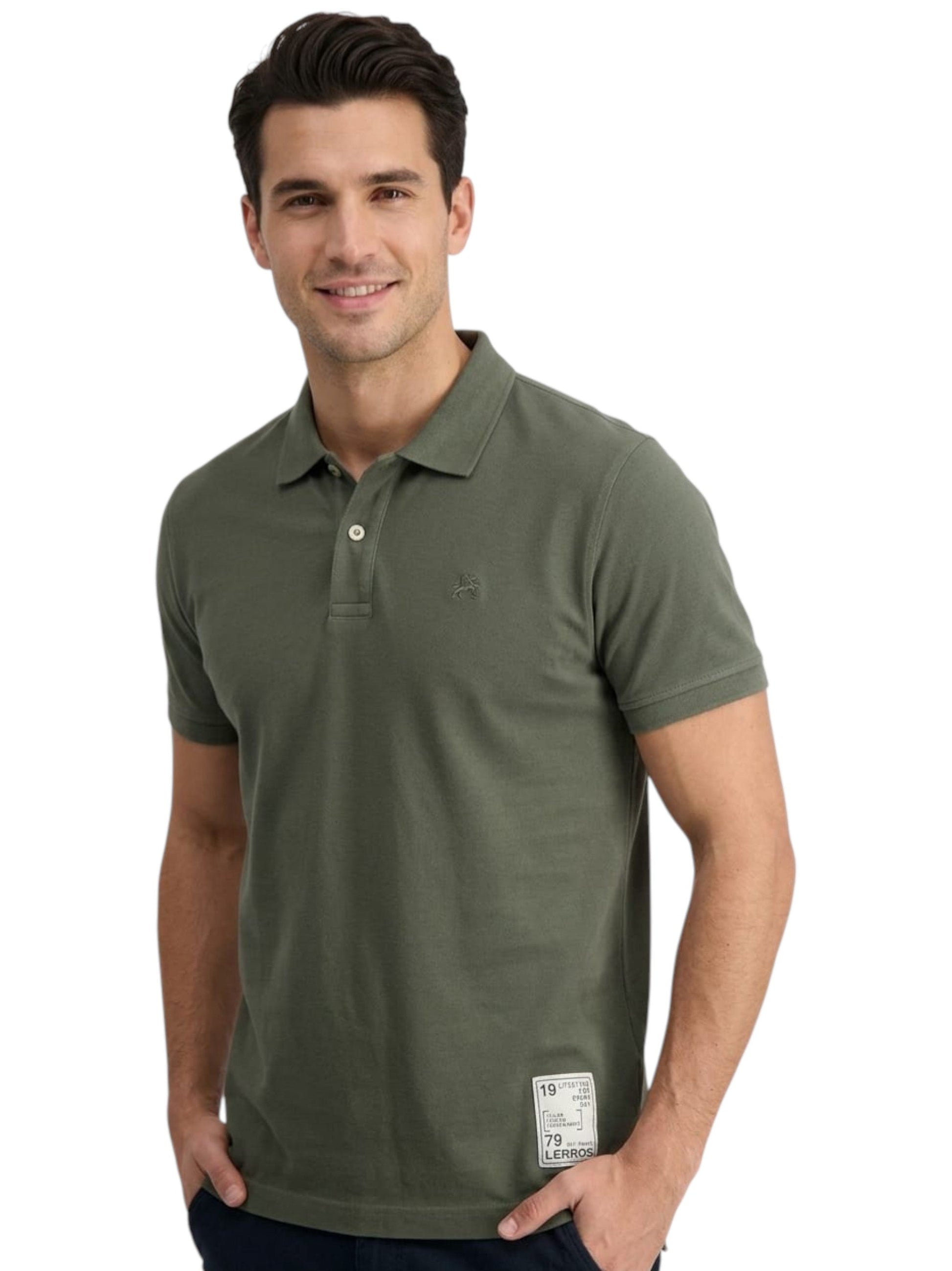 Men's Plain Top,Olive