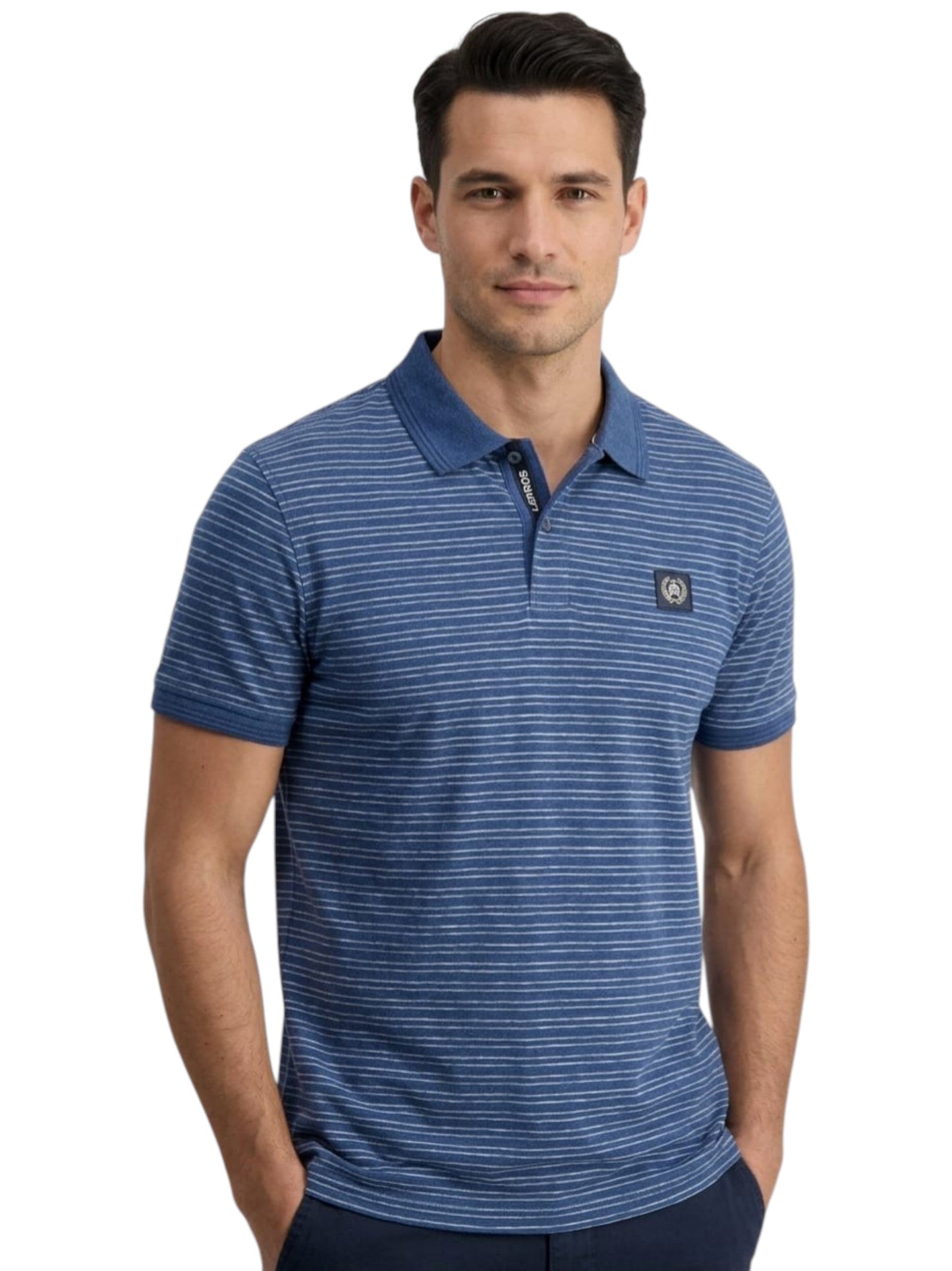 Men's Striped Top,Dark Blue