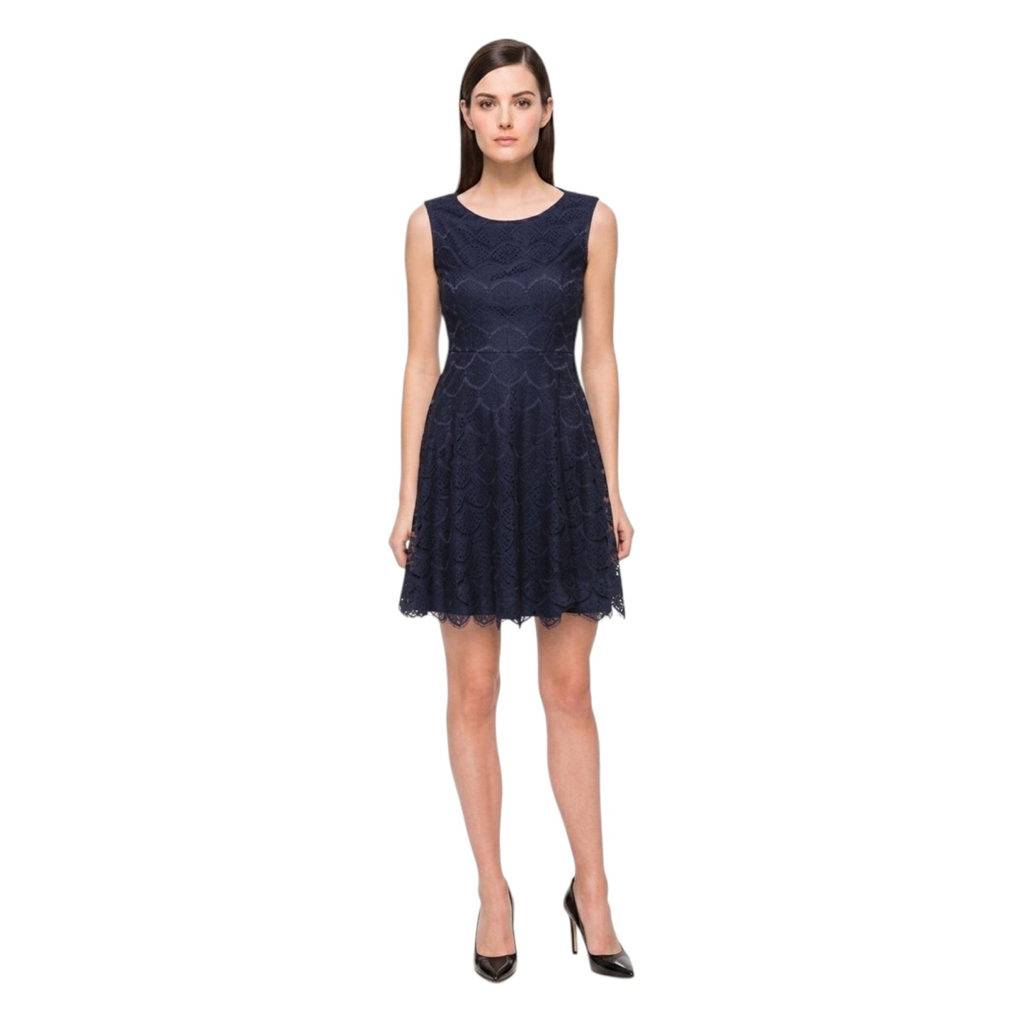Women's Lace Dress,Navy