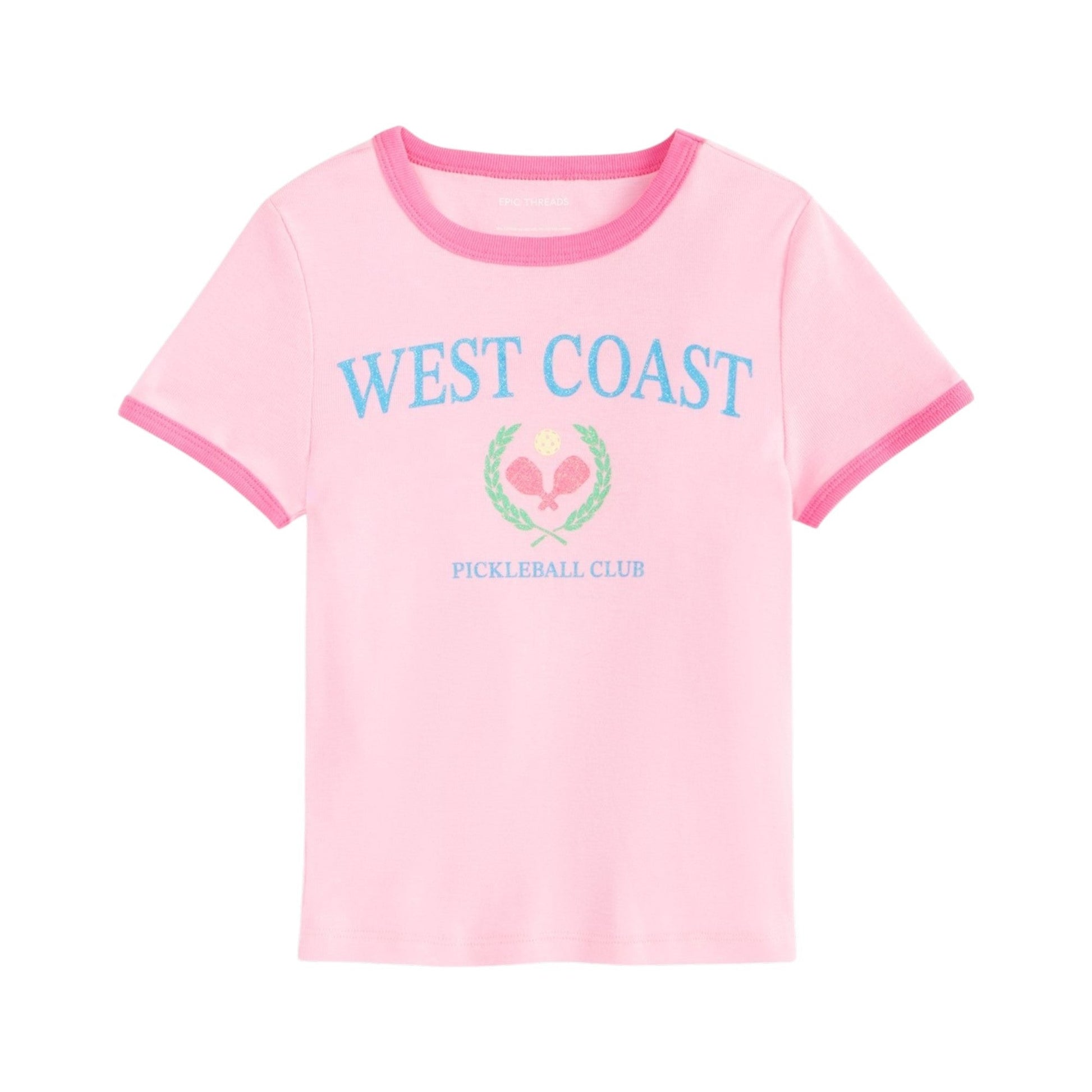 Kids Girl's Printed Top,Pink
