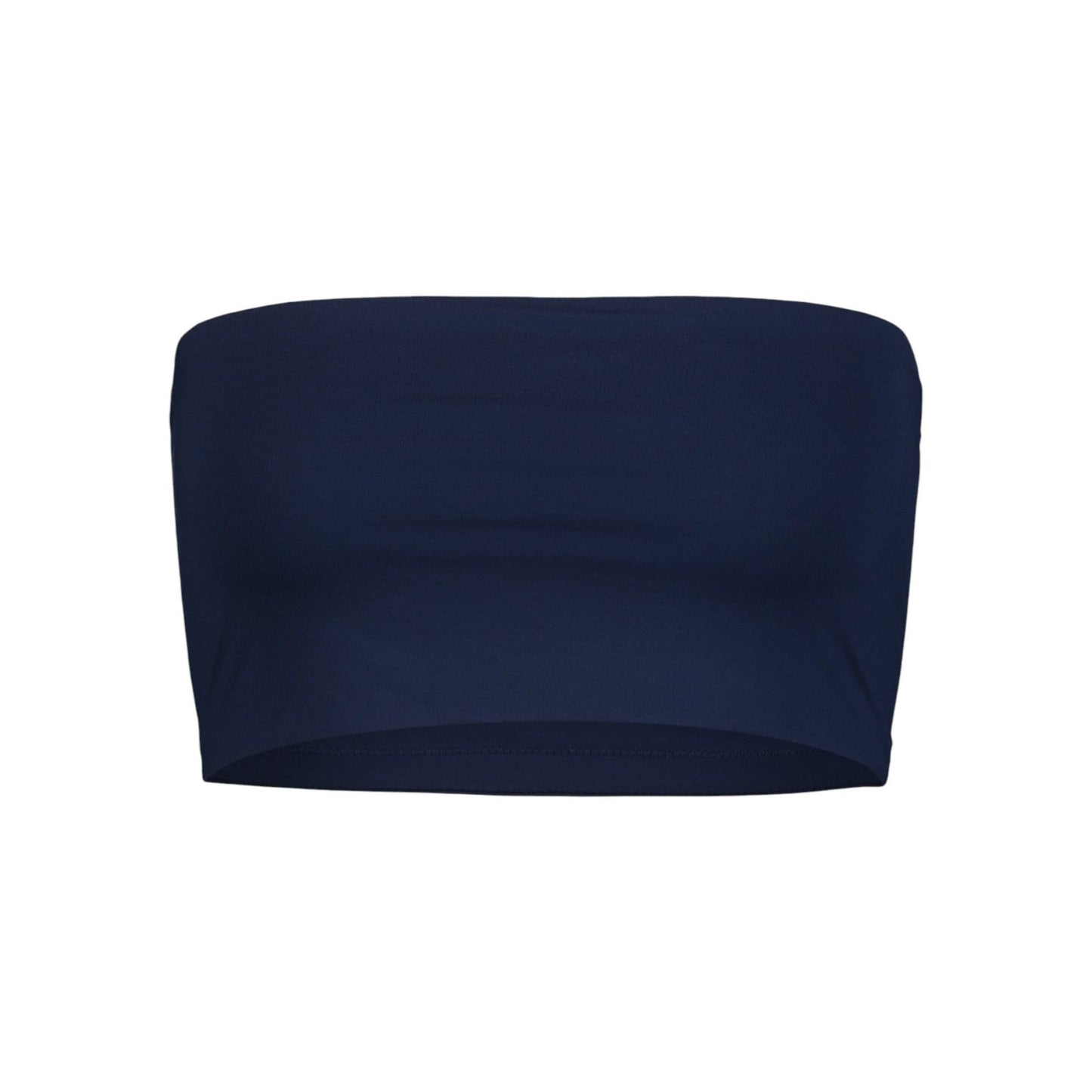 Women's Plain Off Shoulders Bra,Navy
