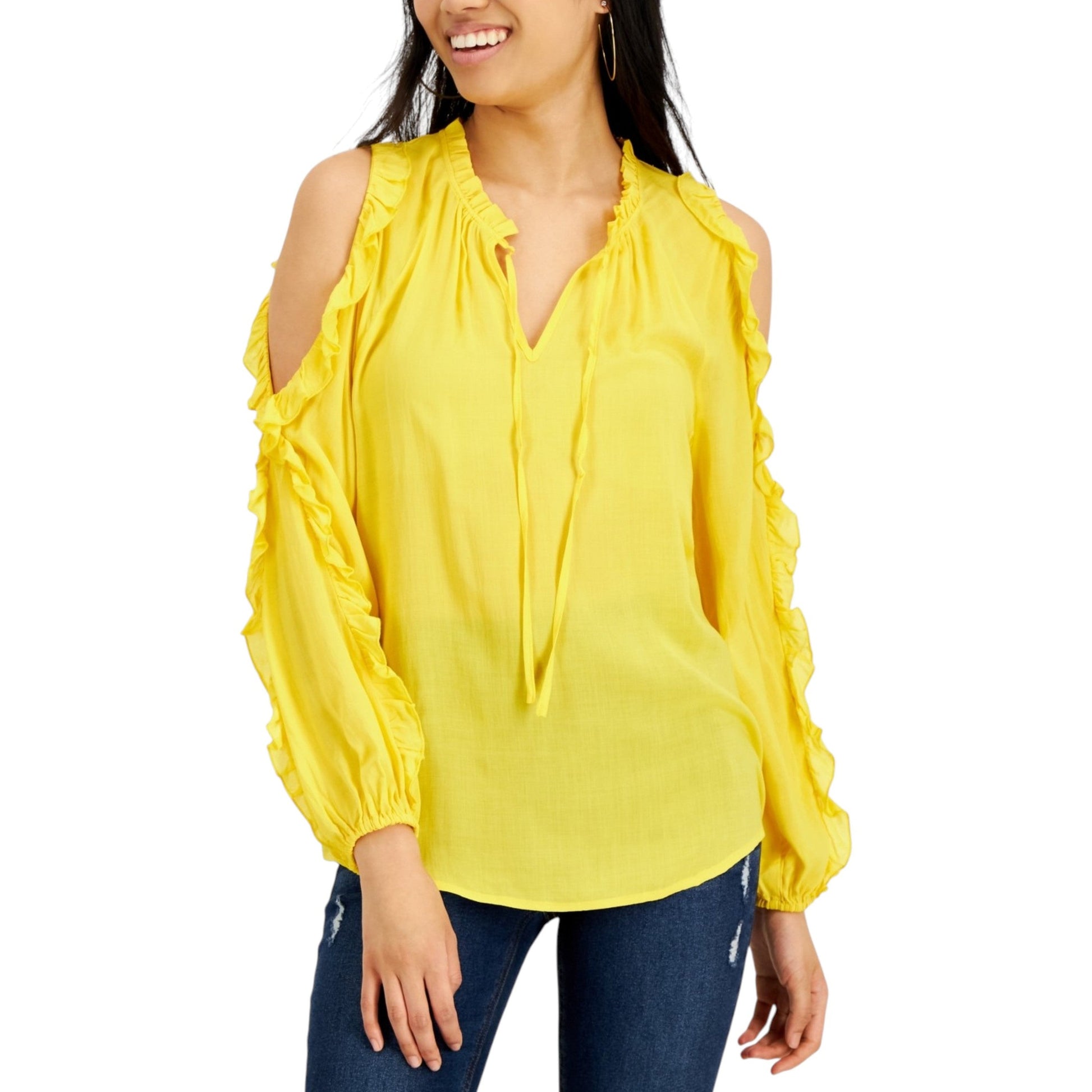 Women's Plain Top,Yellow