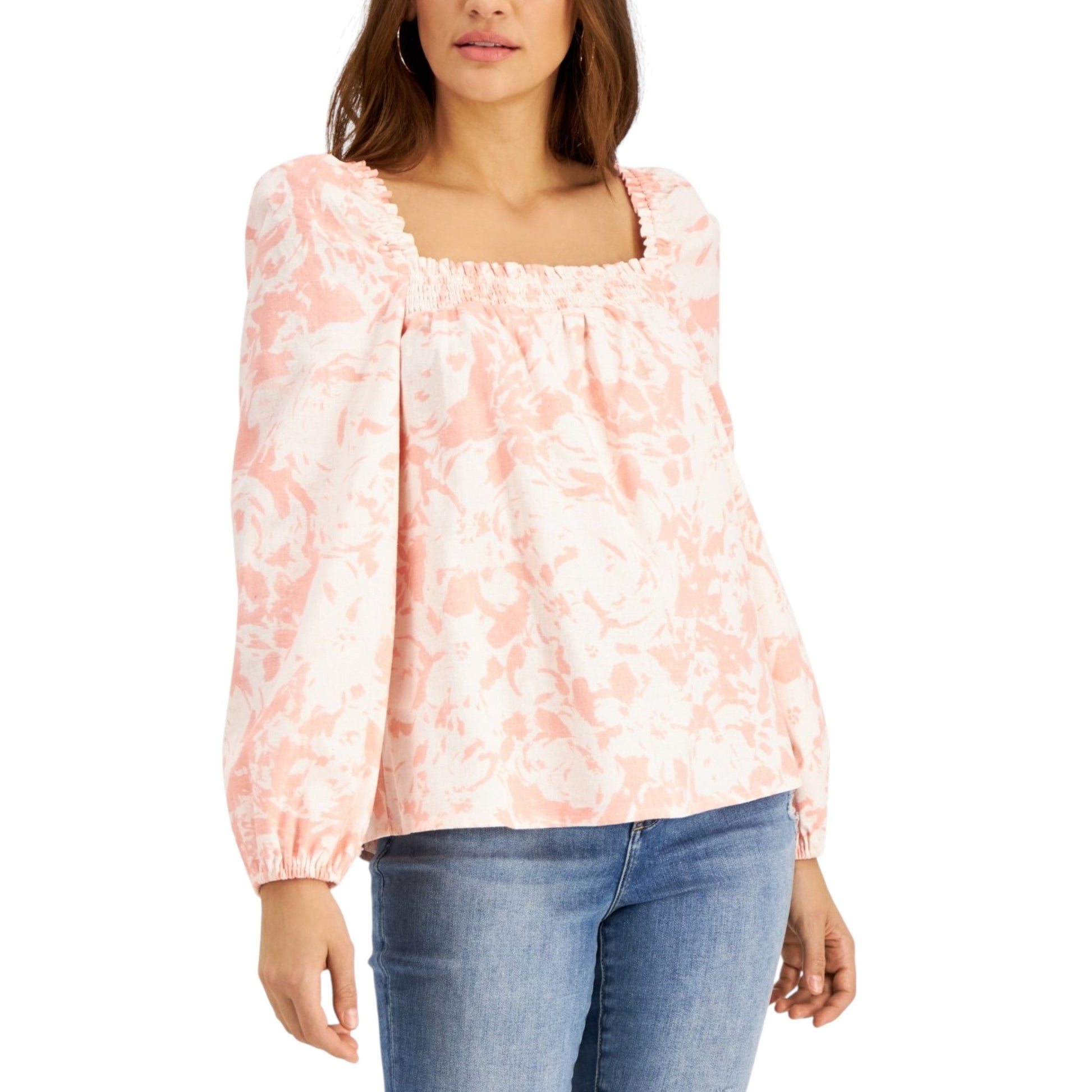 Women's Printed Top,Light Coral