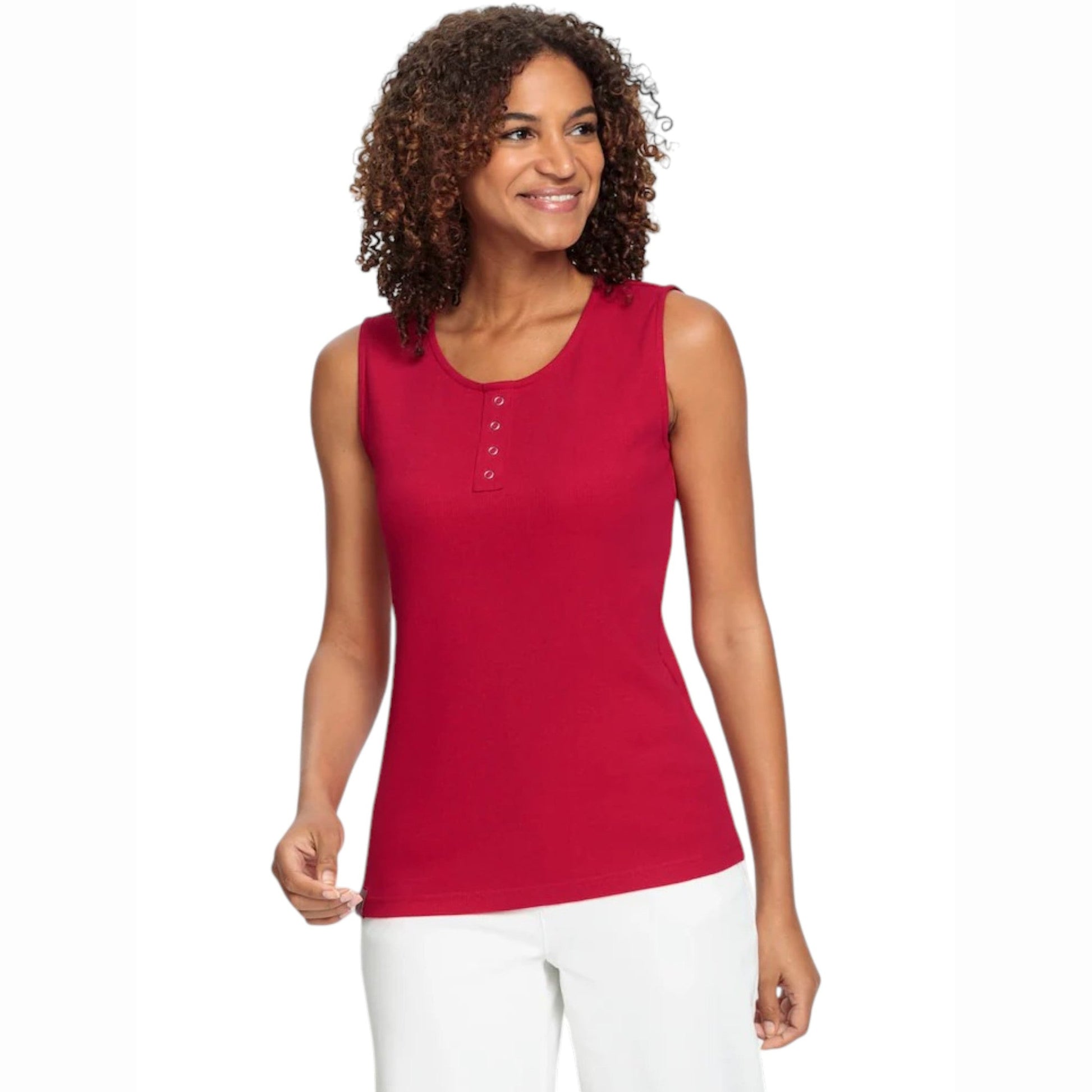 Women's Plain Top,Red