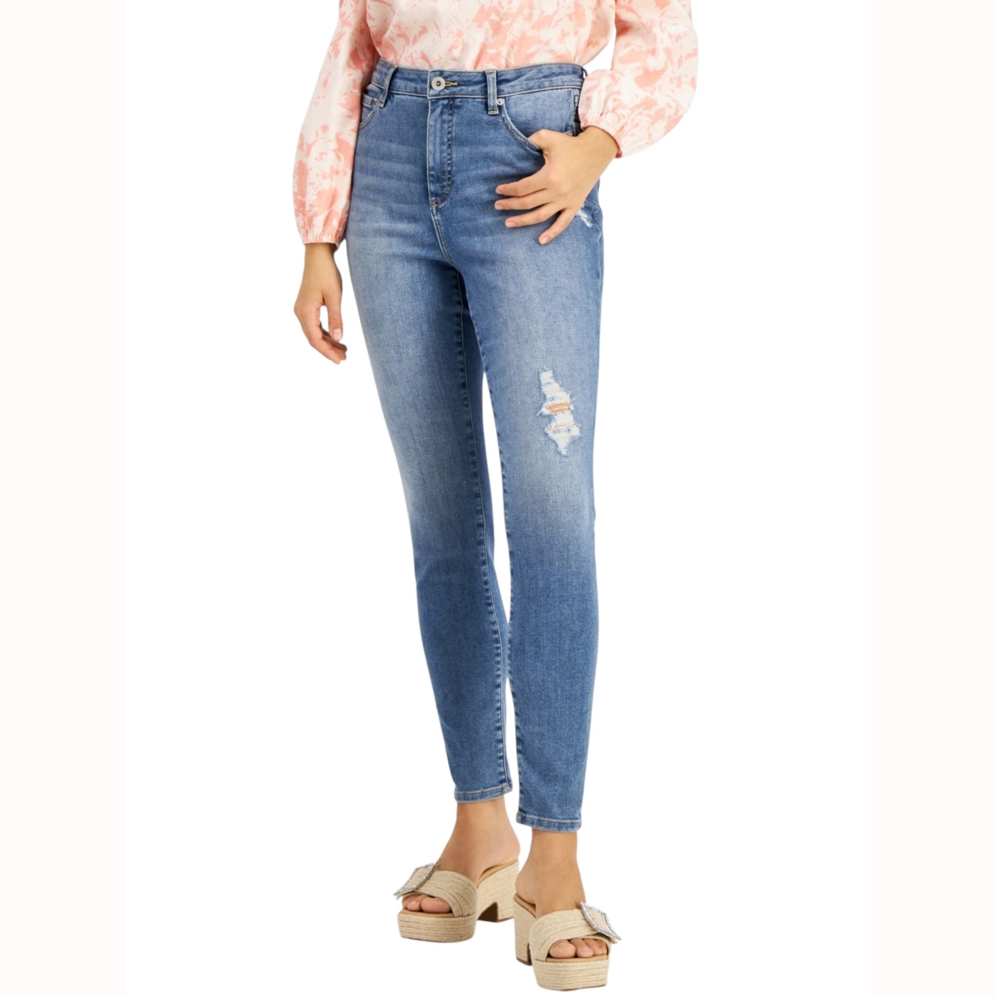 Women's Plain Jeans,Blue
