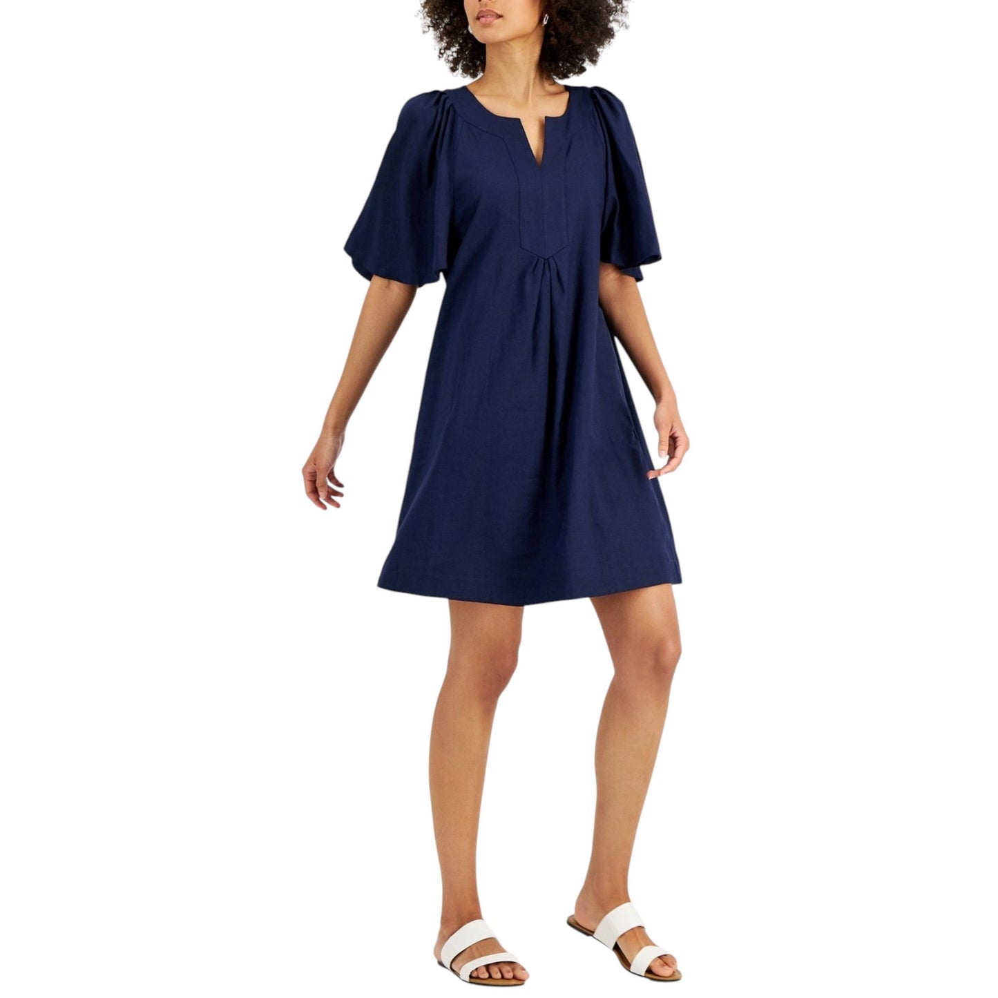 Women's Plain Dress,Navy