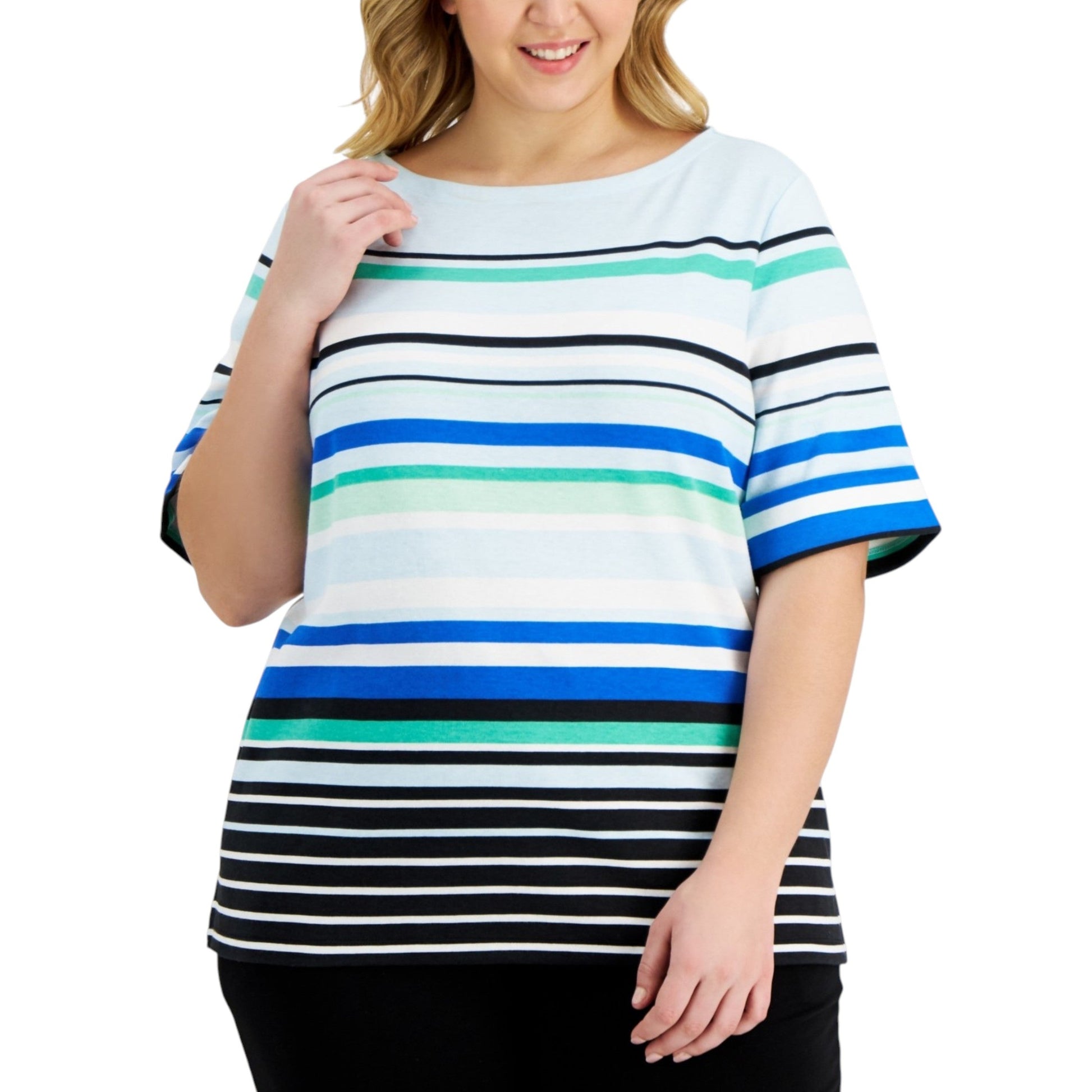 Women's Striped Top,Multi
