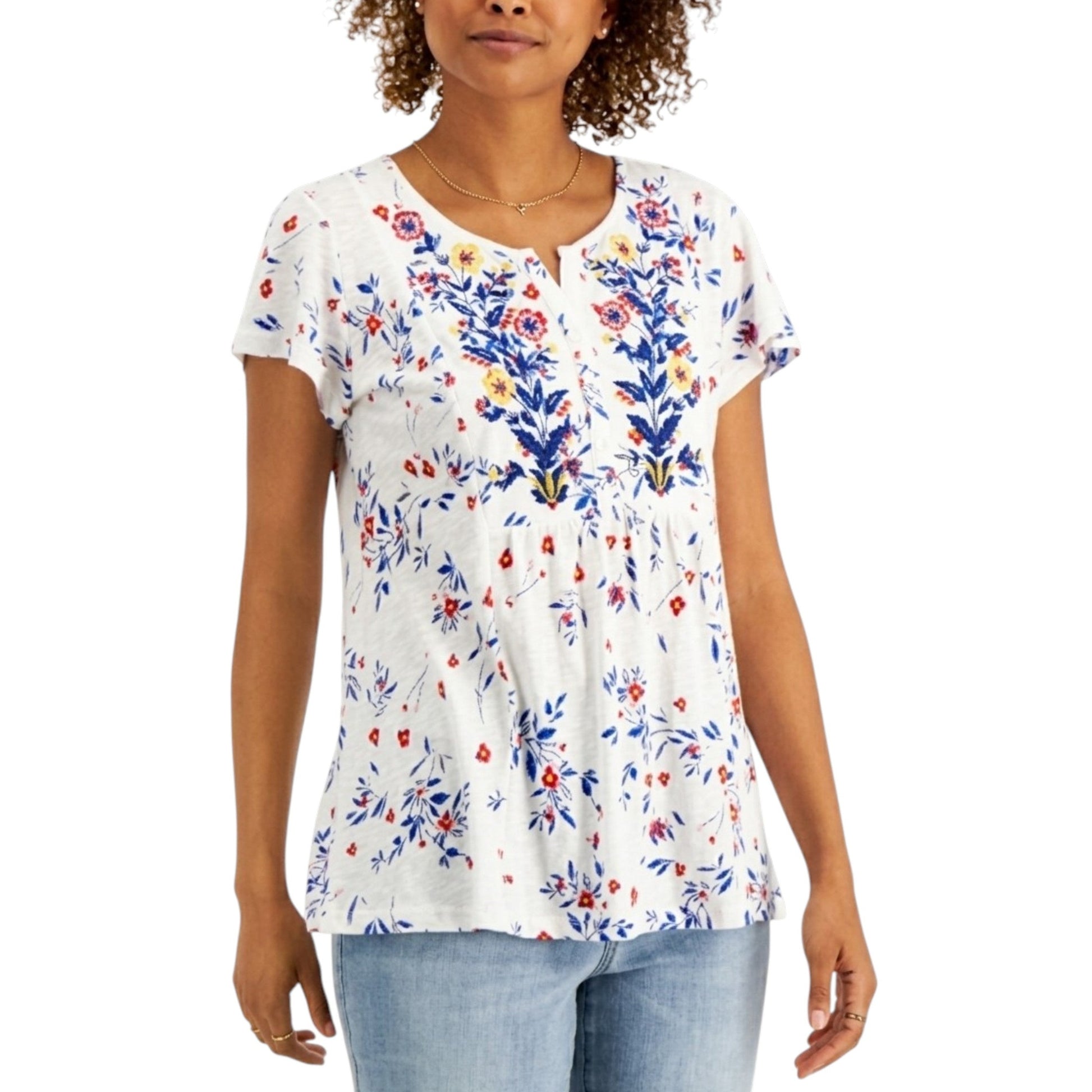 Women's Floral Printed Top,Multi