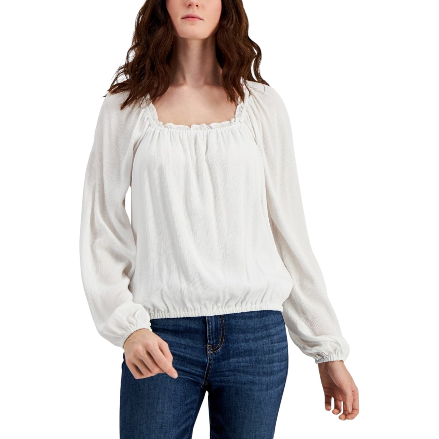 Women's Plain Solid Top,White