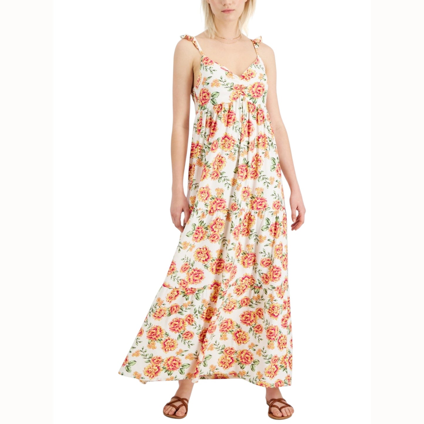 Women's Floral Printed Dress,Multi
