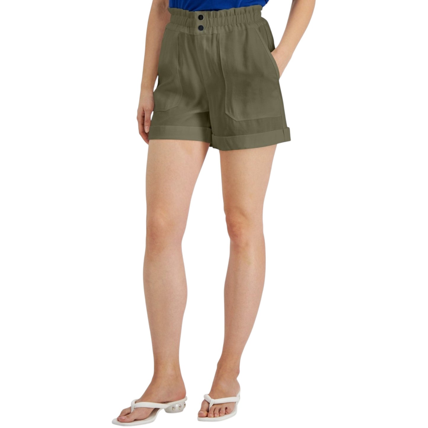 Women's Plain Short,Olive