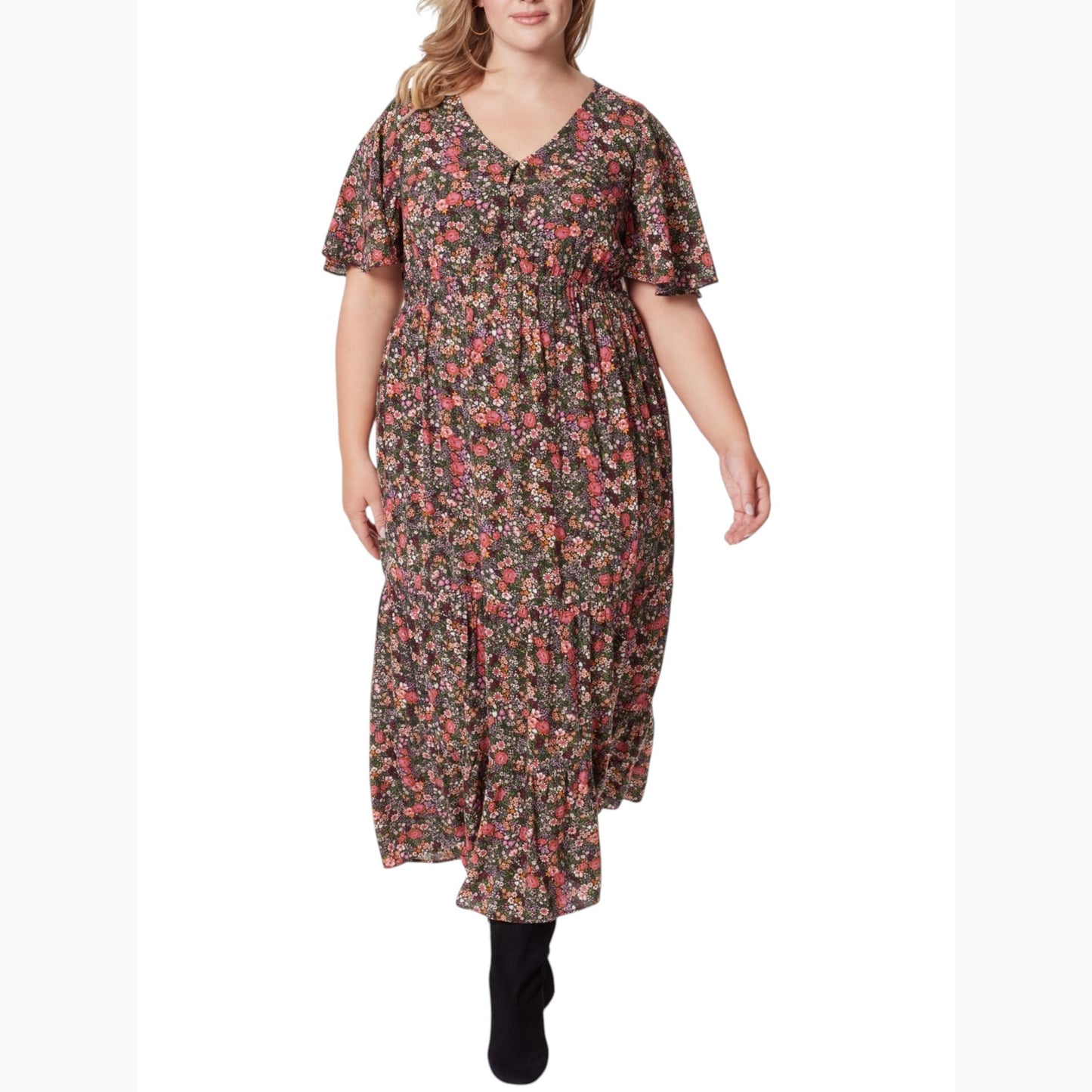 Women's Printed Dress,Multi