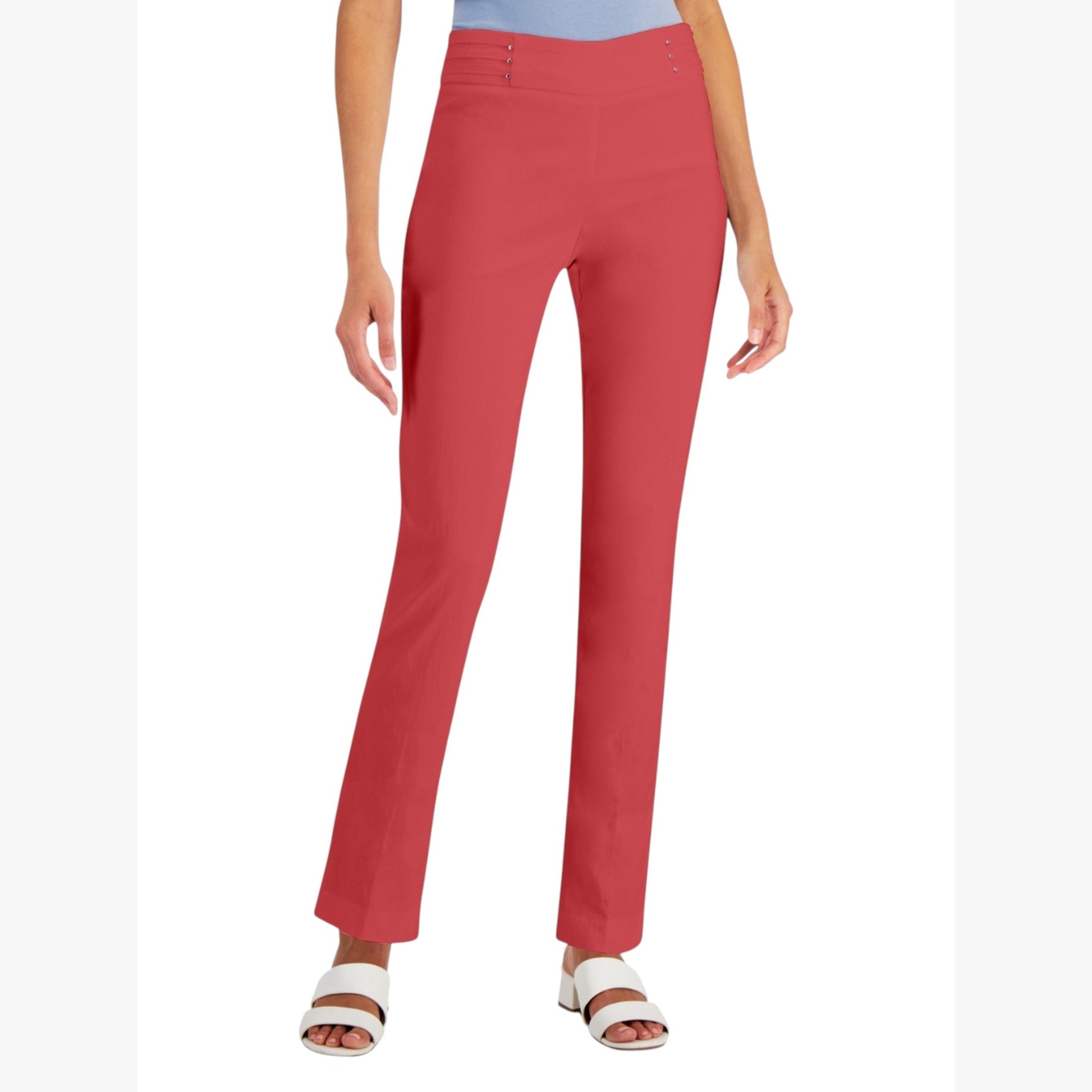 Women's Plain Pant,Red