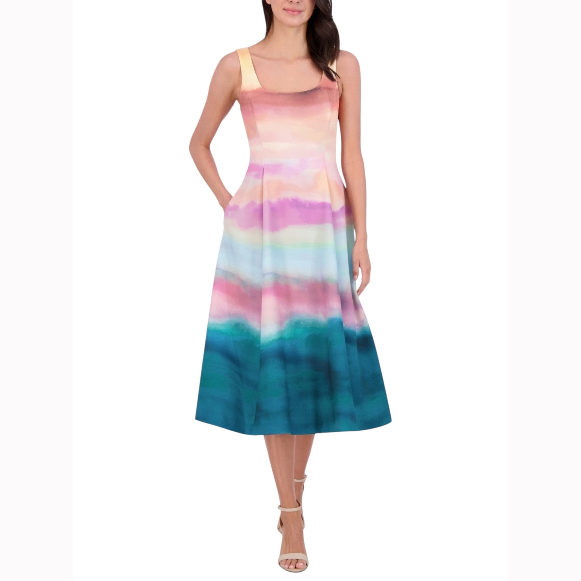 Women's Ombre Dress,Multi