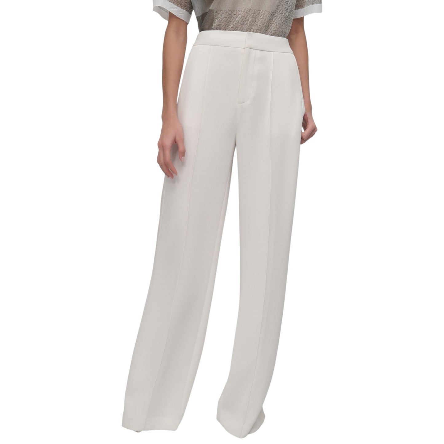 Women's Plain Pant,White