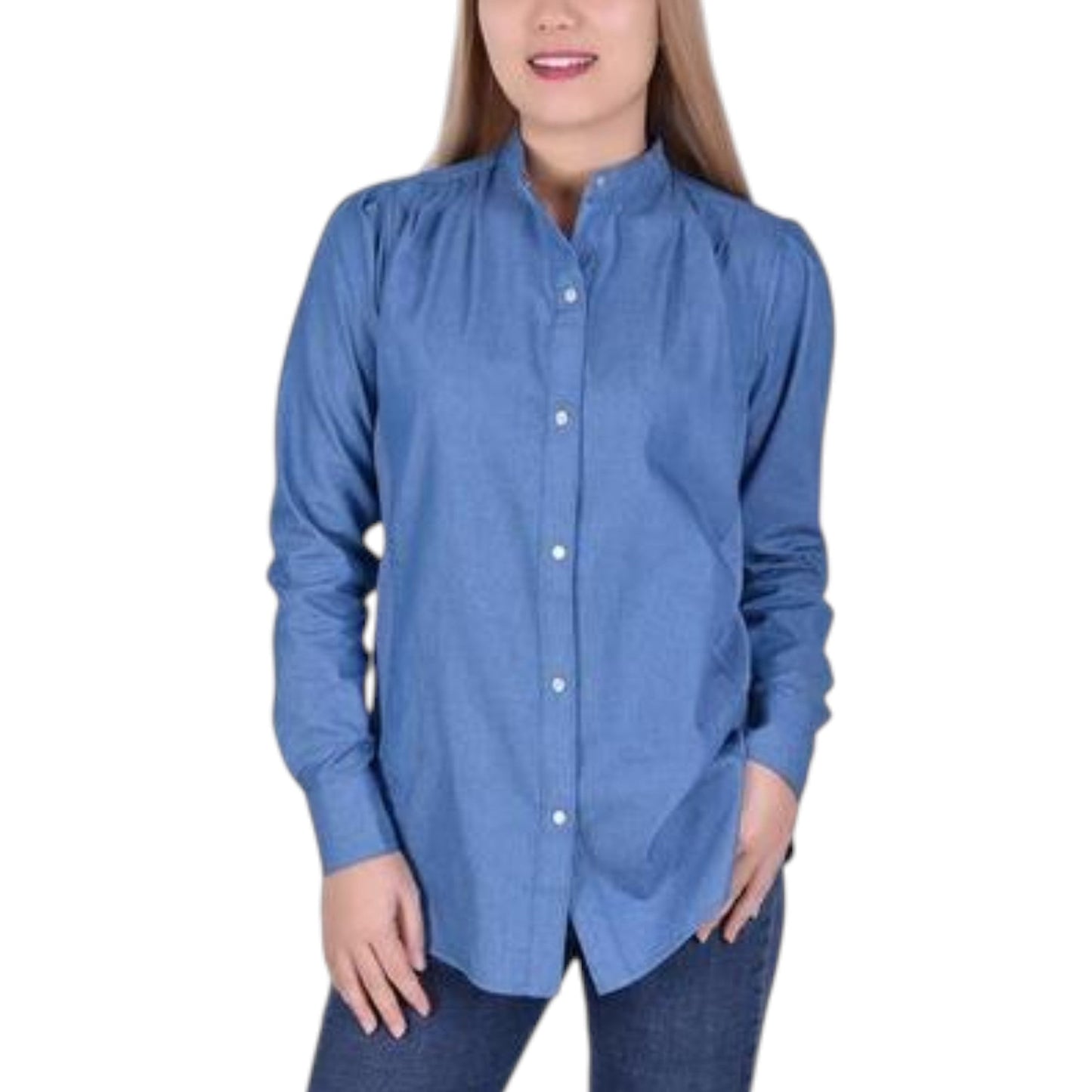 Women's Plain Chemise,Dusty Blue