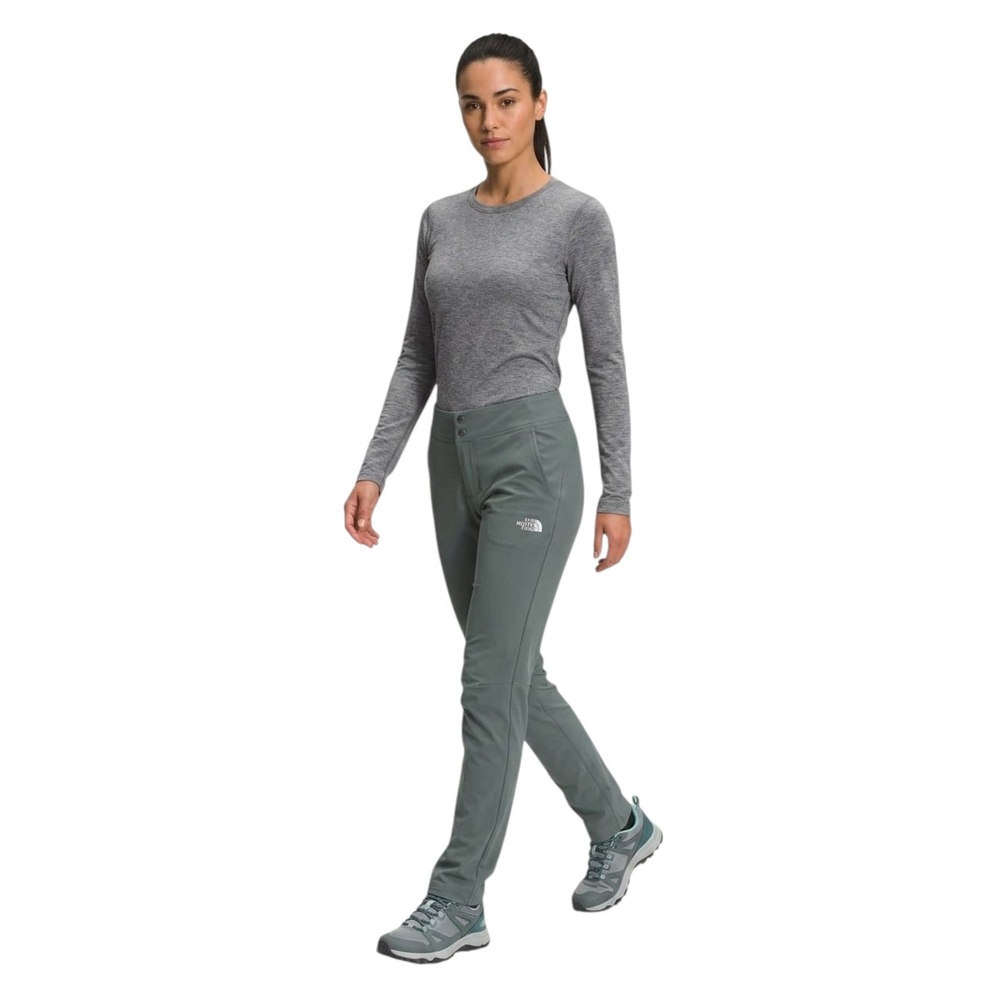 Women's Plain Pant,Grey