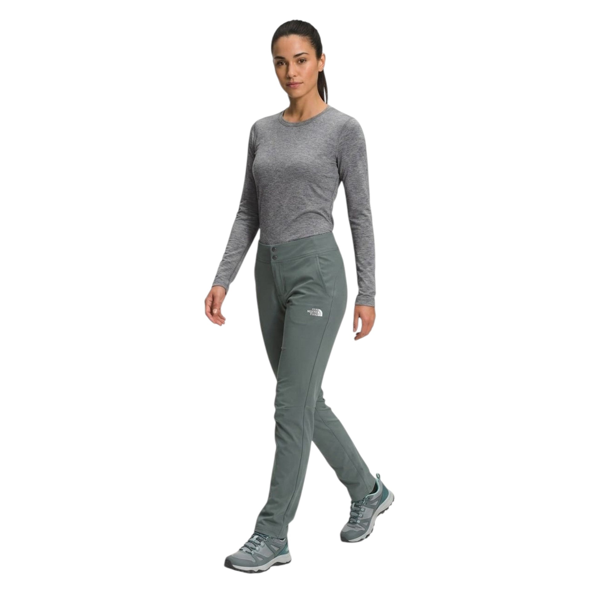 Women's Plain Pant,Grey