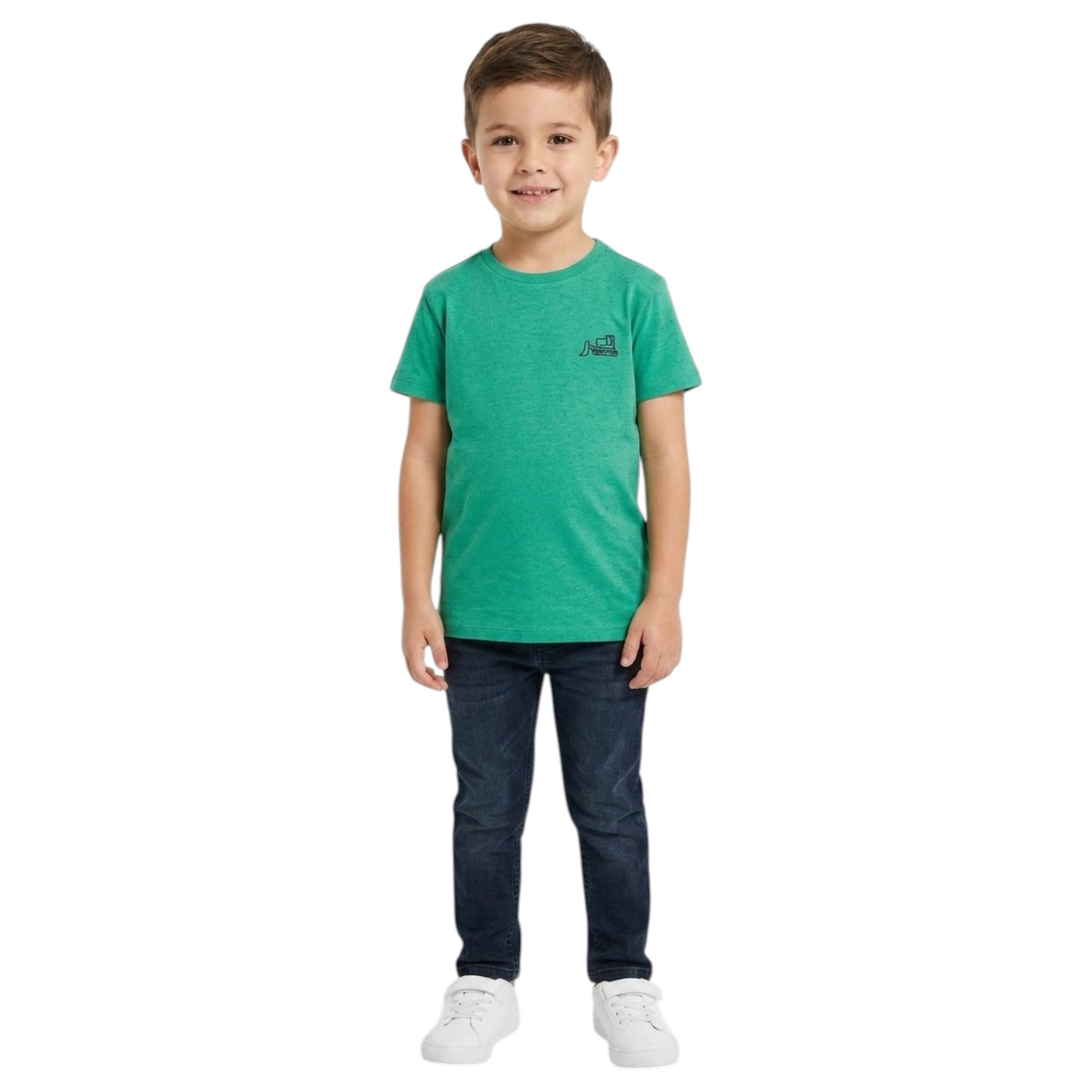 Kids Boy's Textured Top,Green