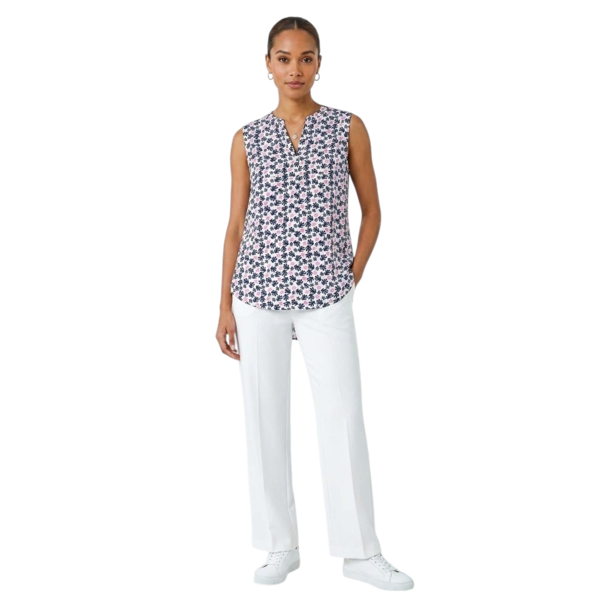 Women's Printed Top,White