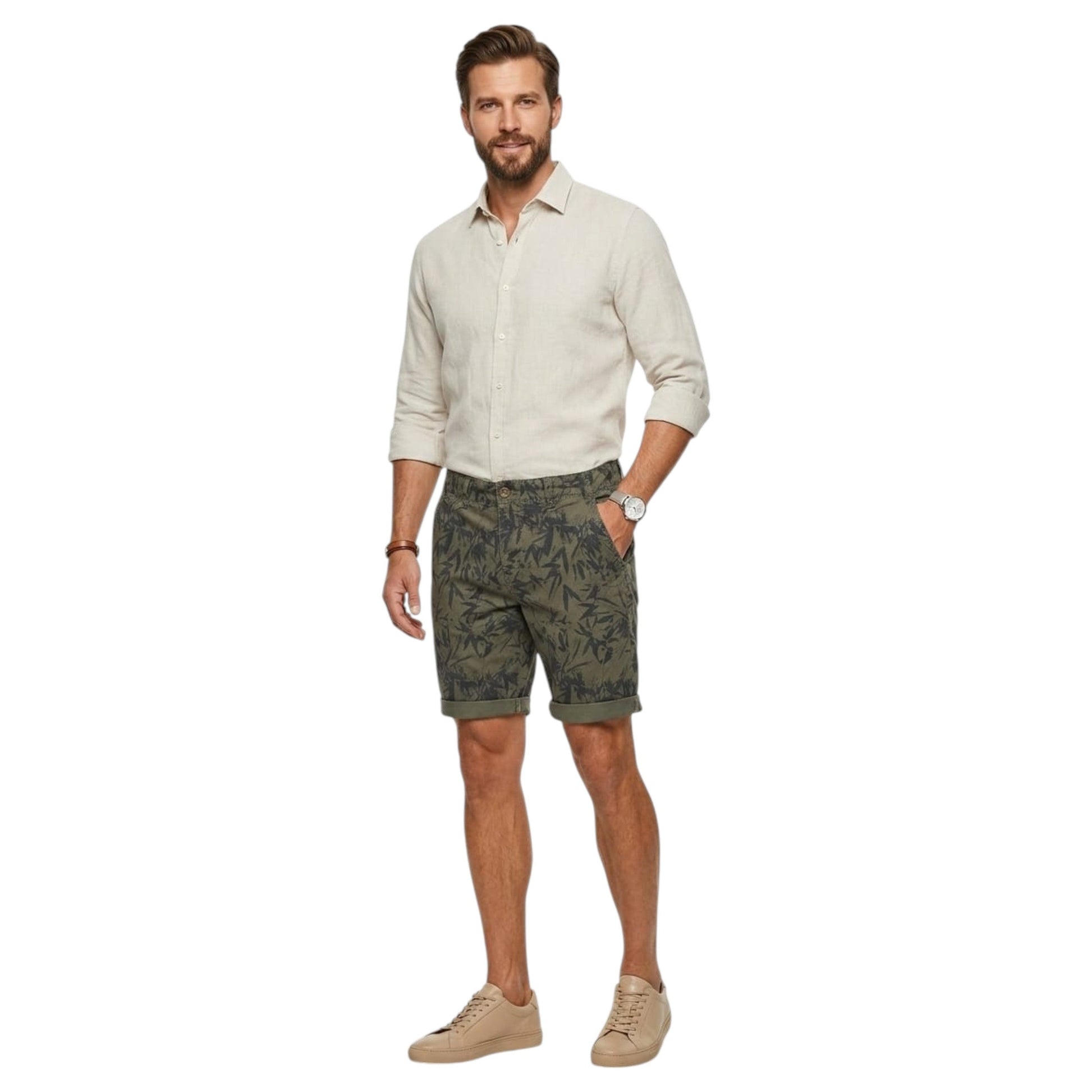 Men's Printed Short,Multi