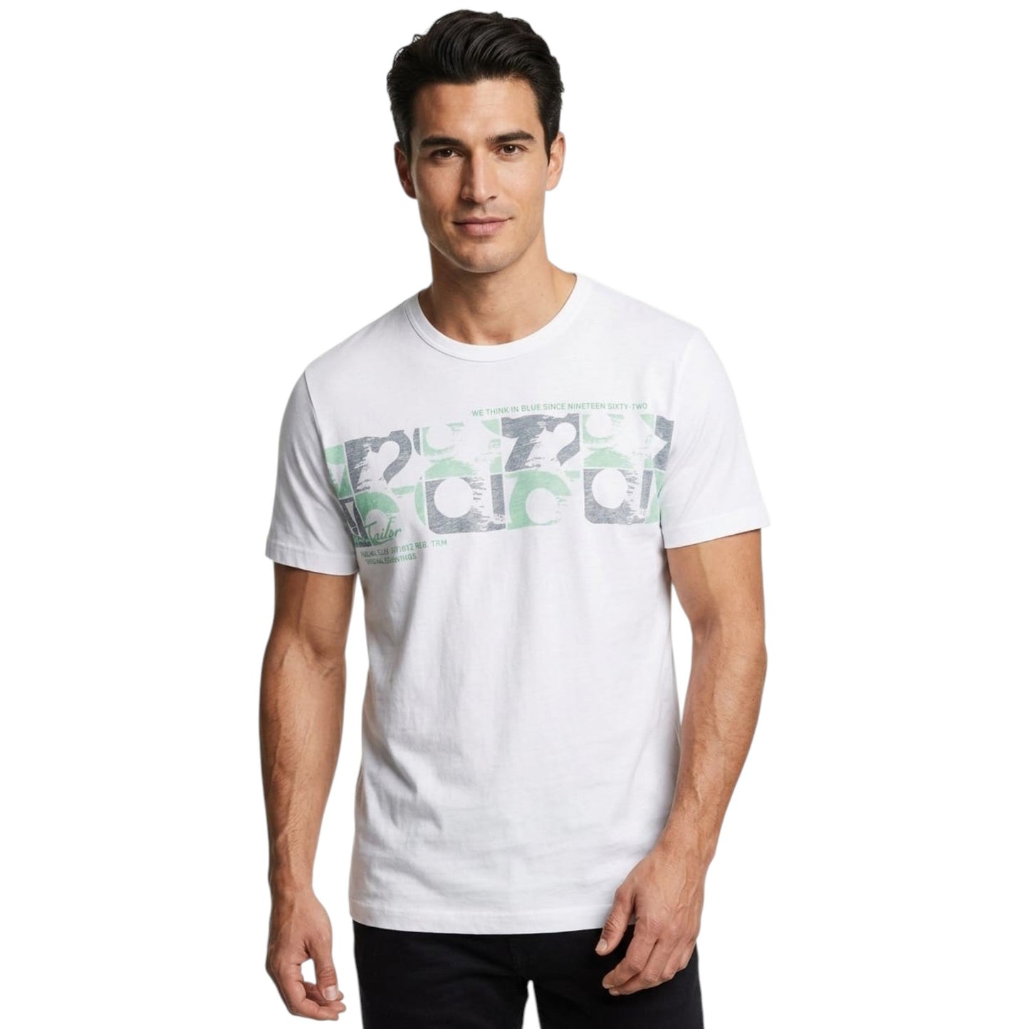 Men's Printed Top,White