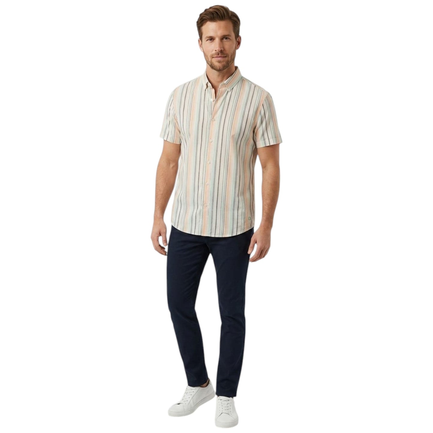 Men's Striped Dress Shirt,Multi