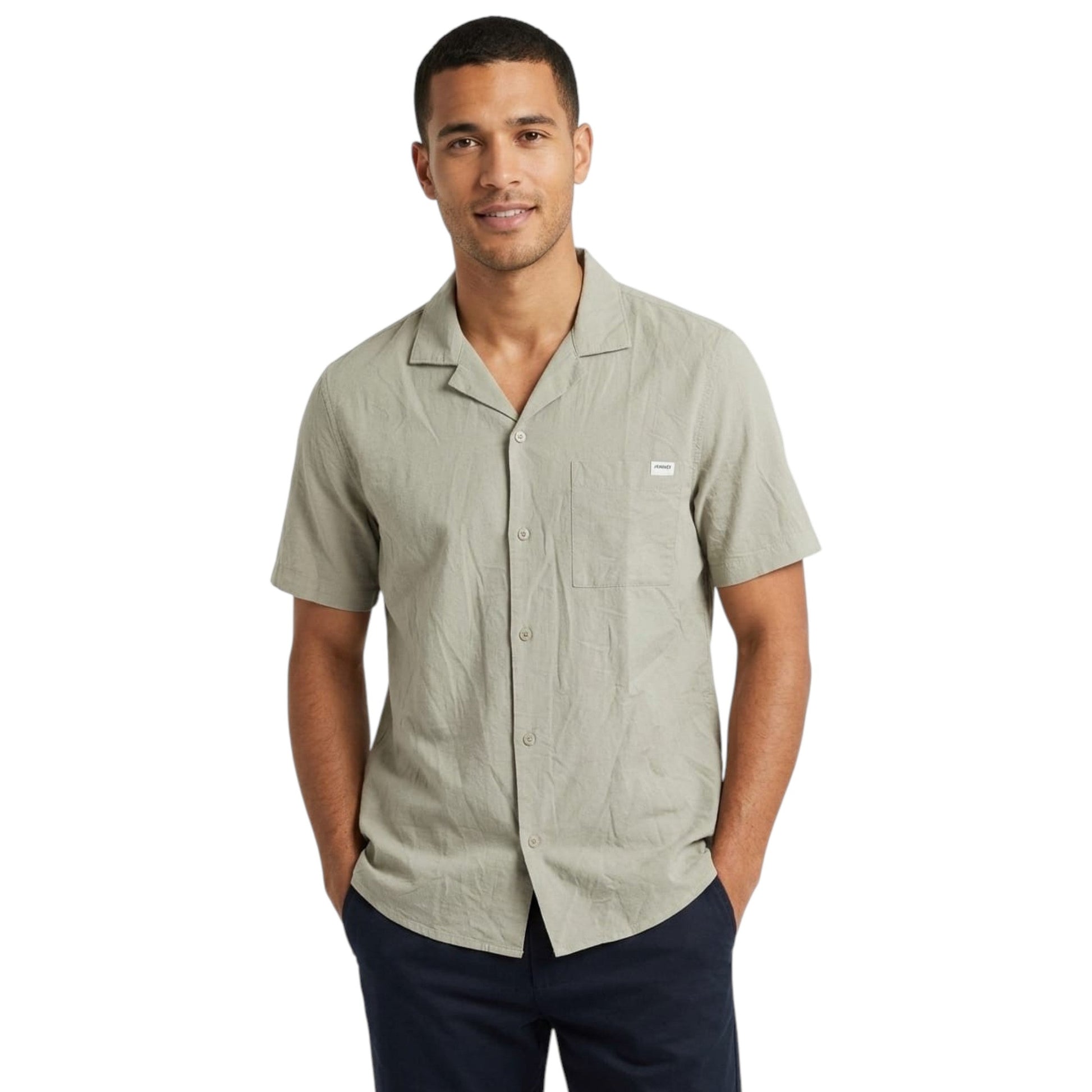 Men's Textured Dress Shirt,Dusty Olive