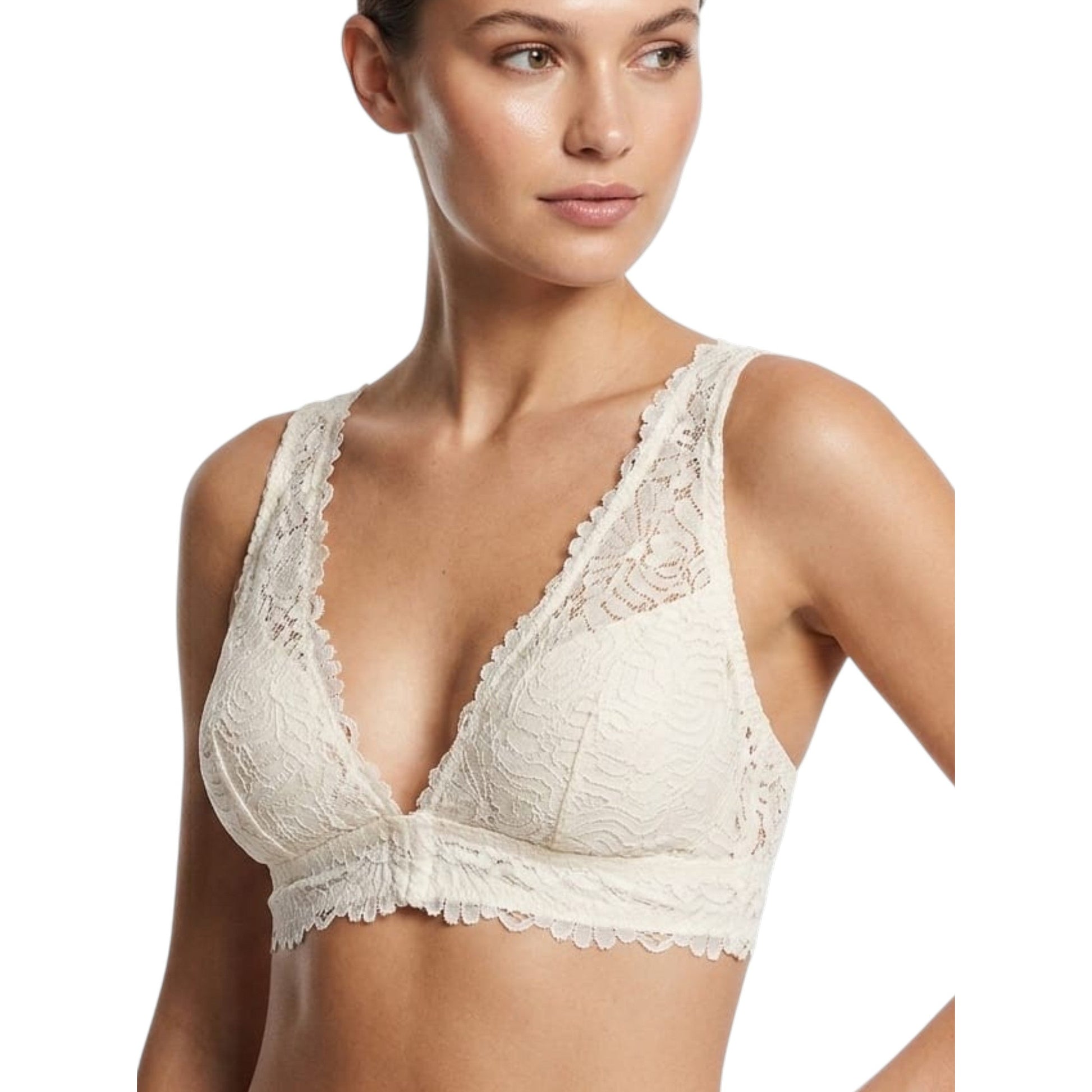Women's Lace Bra,White