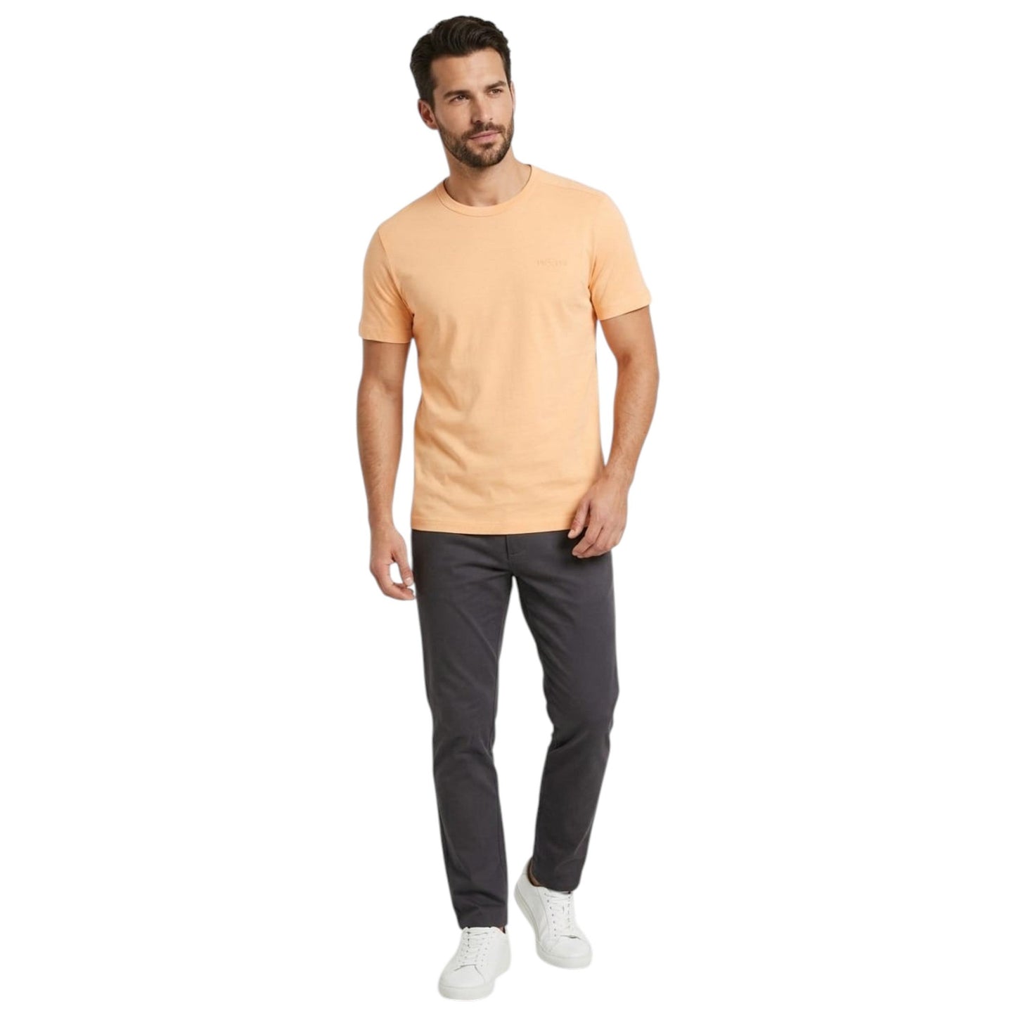 Men's Plain Top,Orange