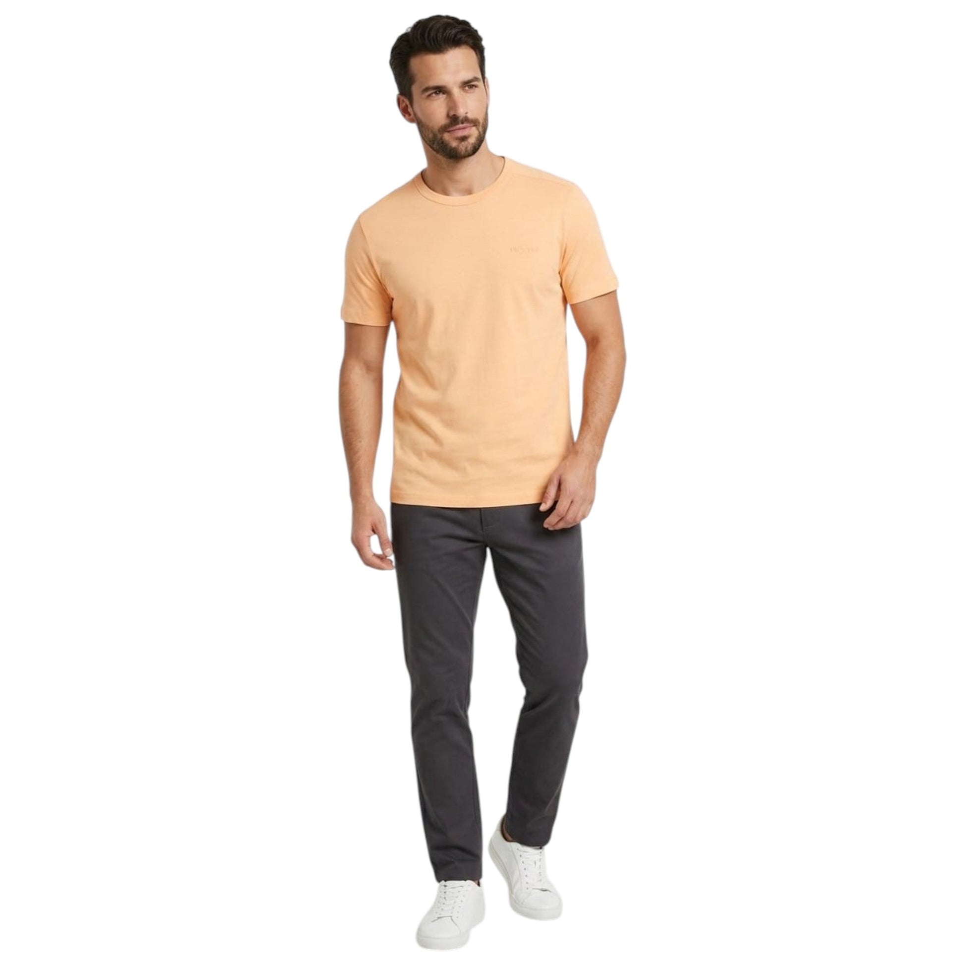 Men's Plain Top,Orange
