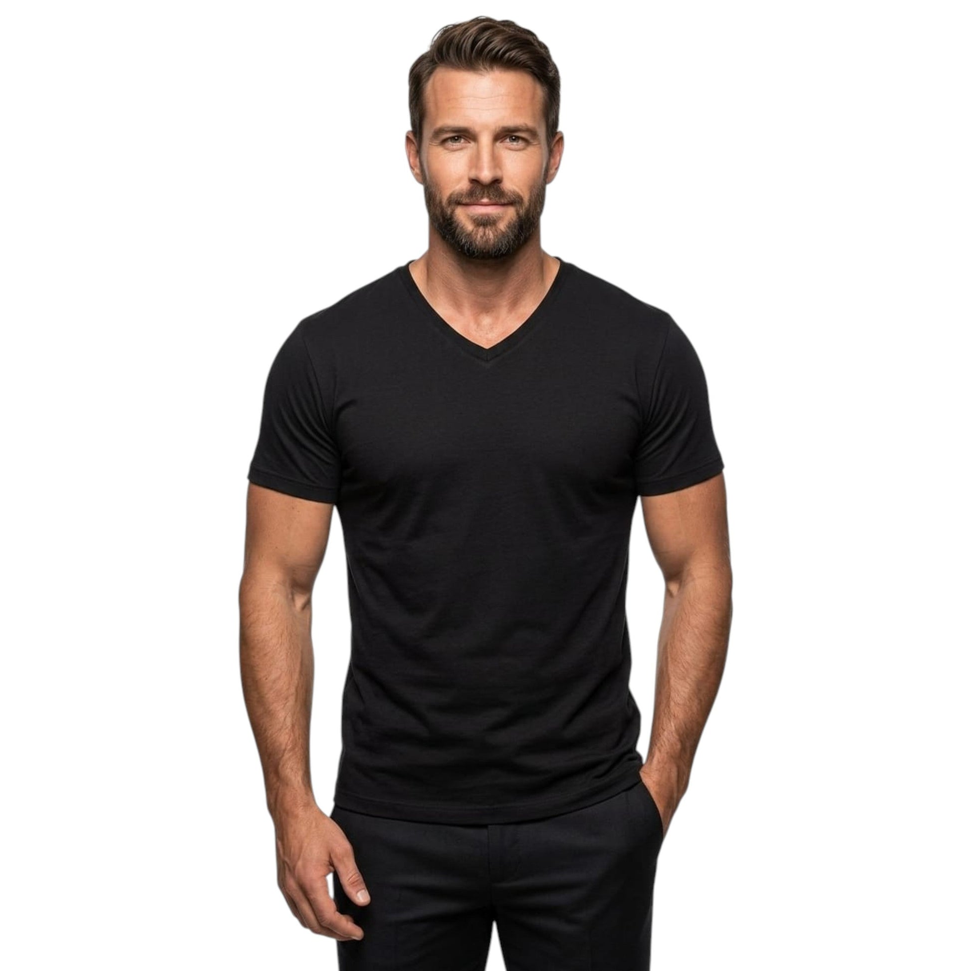 Men's Plain Top,Black