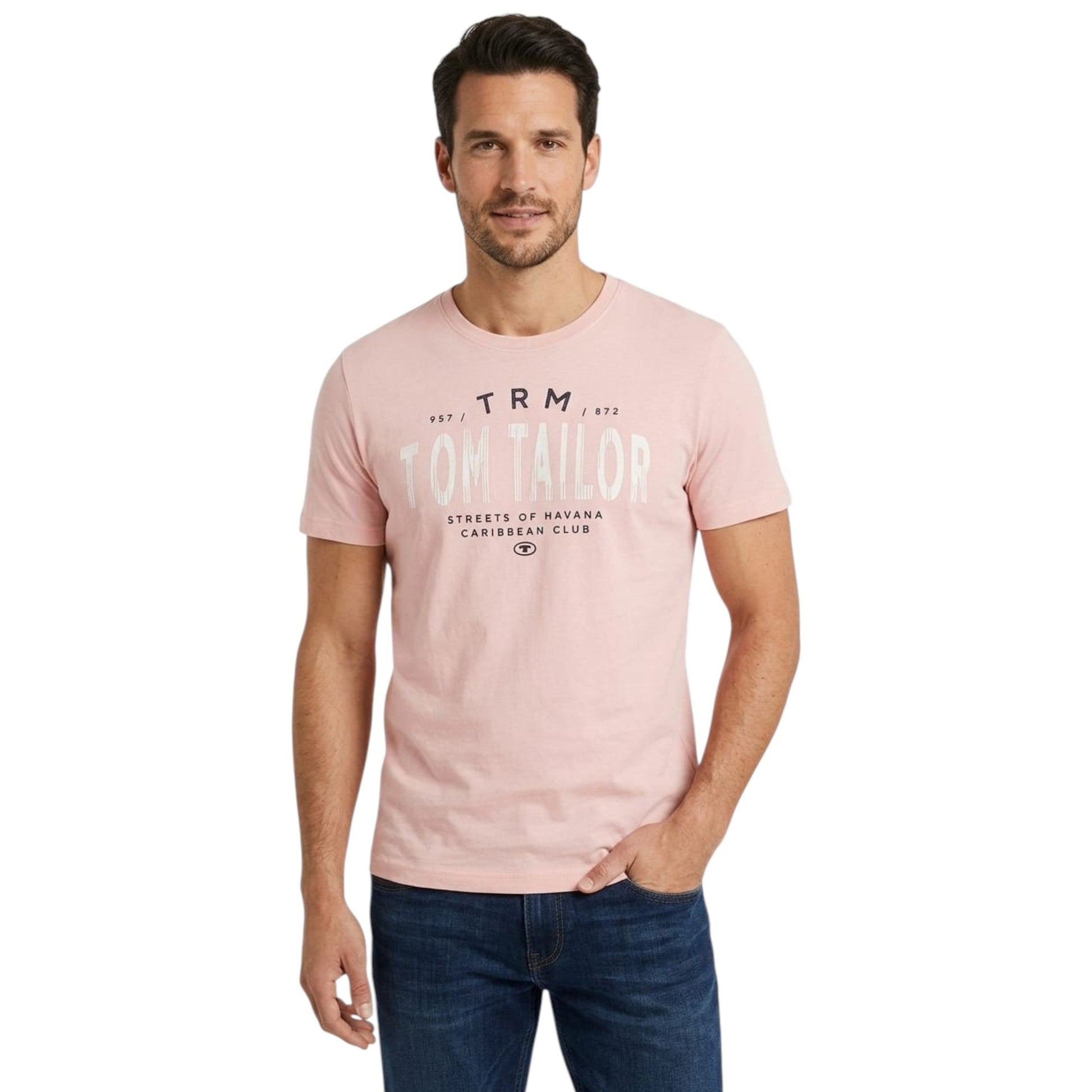 Men's Printed Top,Pink