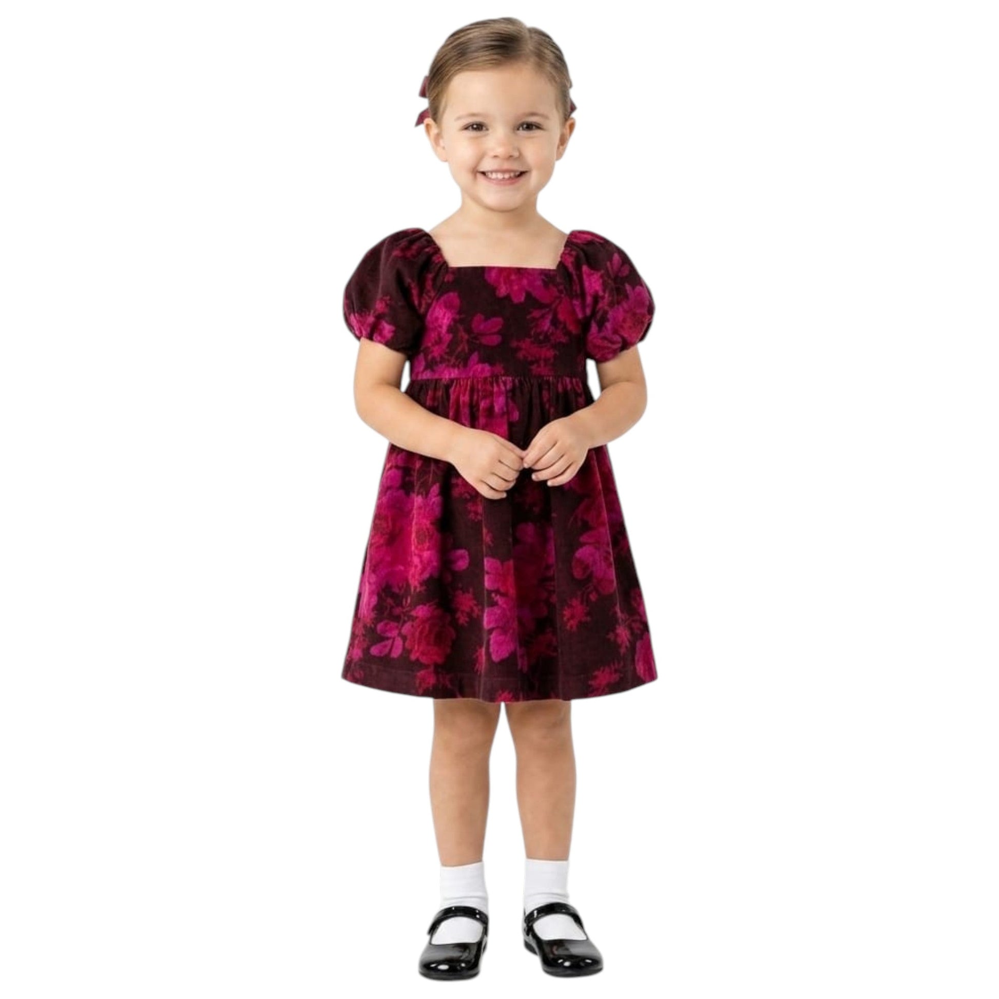 Kids Girl's Printed Dress,Multi