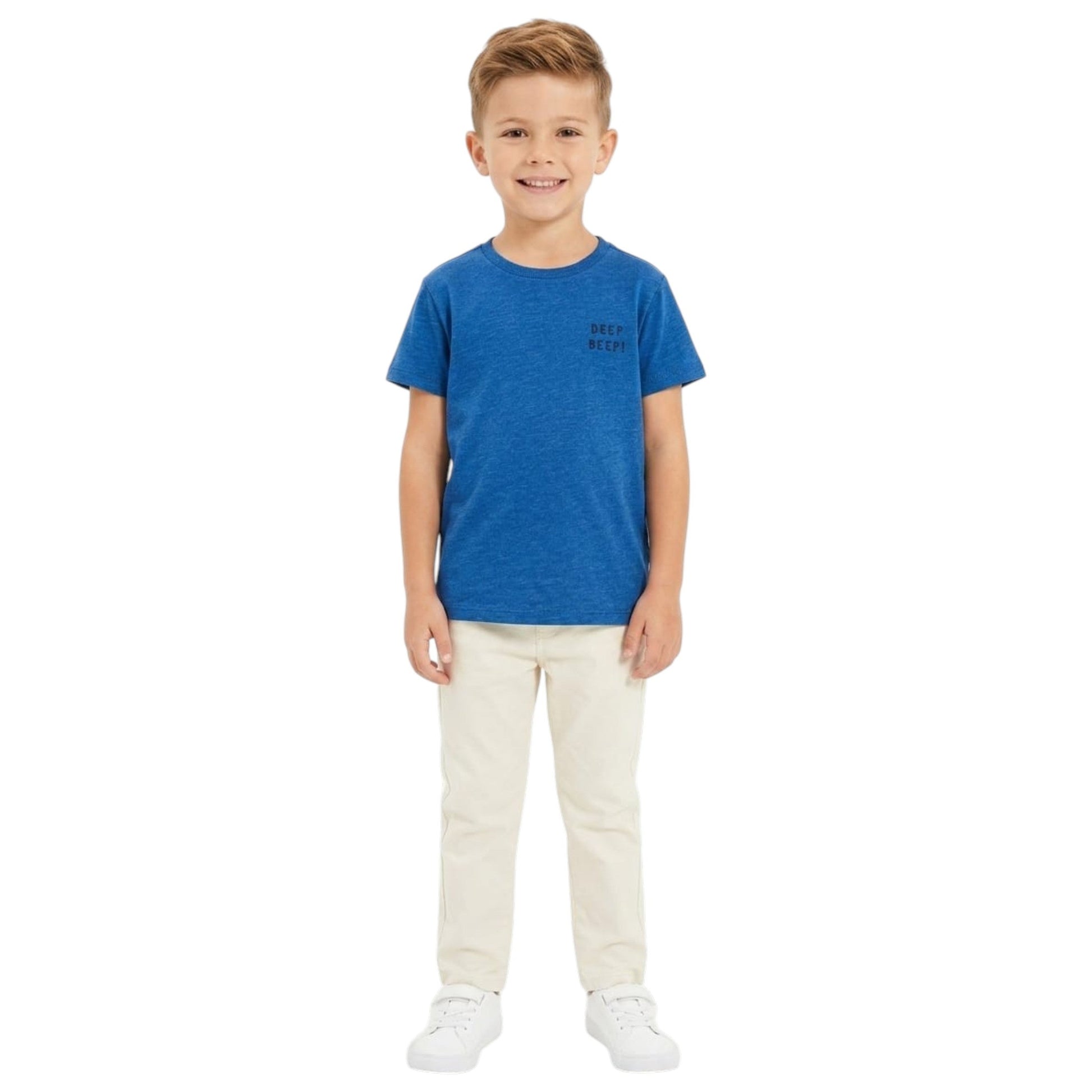 Kids Boy's Heather Top,Indigo