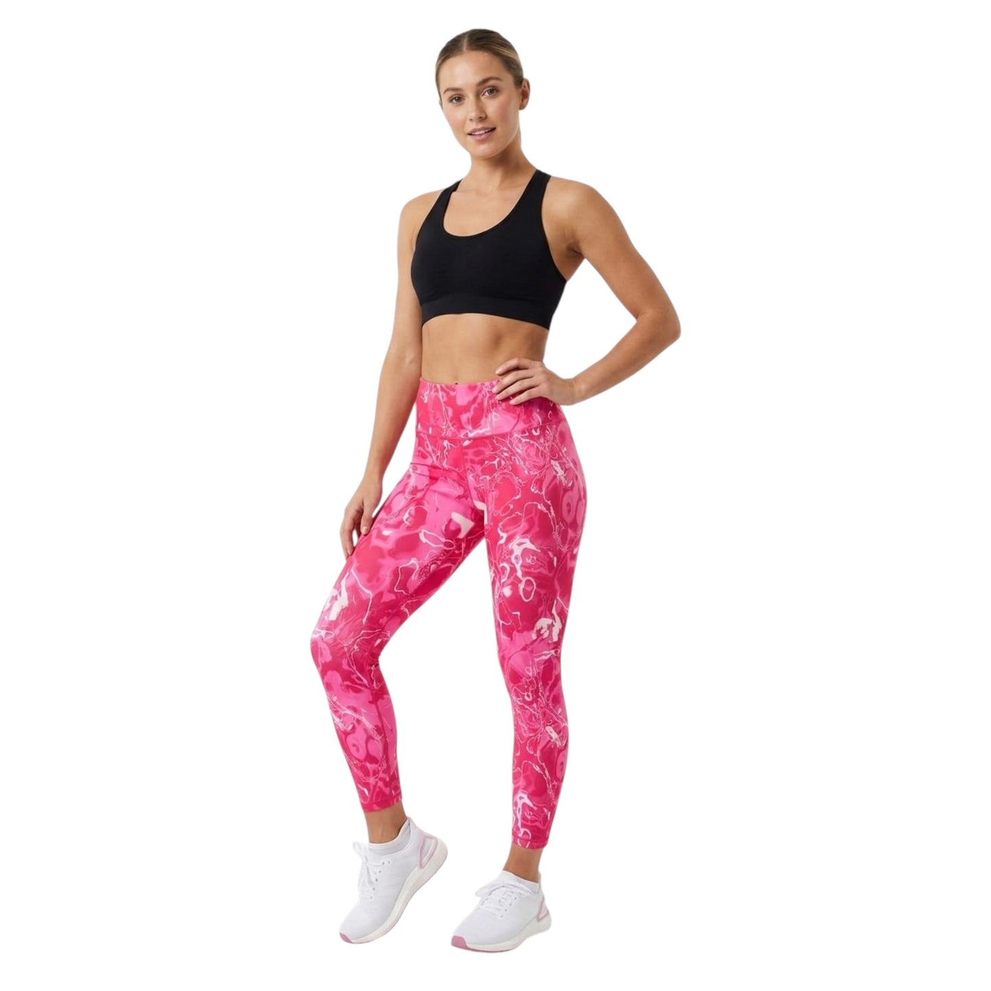 Women's Printed Legging,Pink